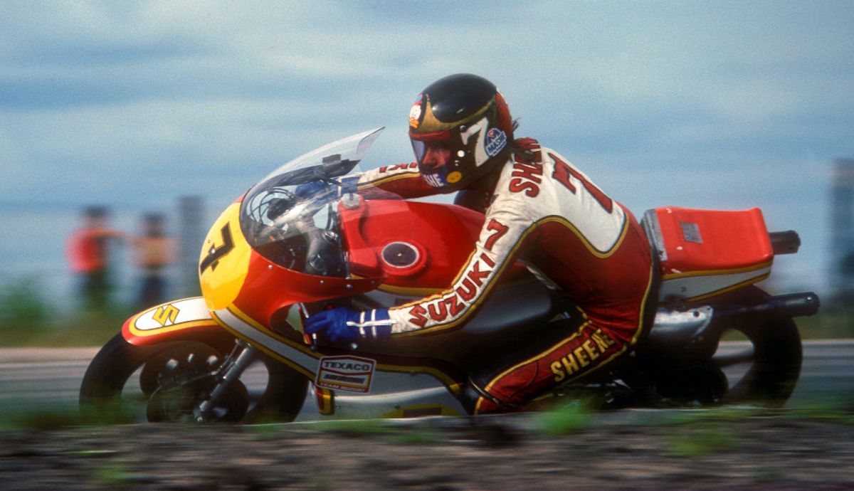 Barry Sheene fue campeón en 1976, la temporada de dominio más absoluto de Suzuki