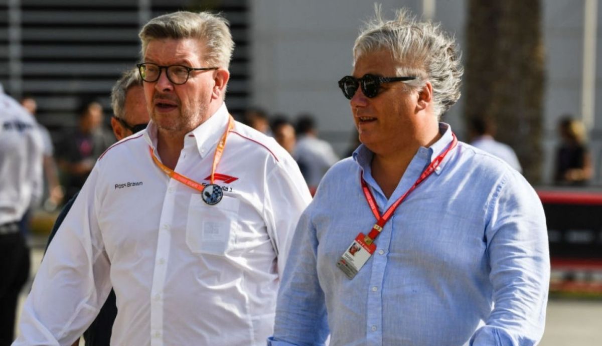 Ross Brawn junto a Paolo Campinoti