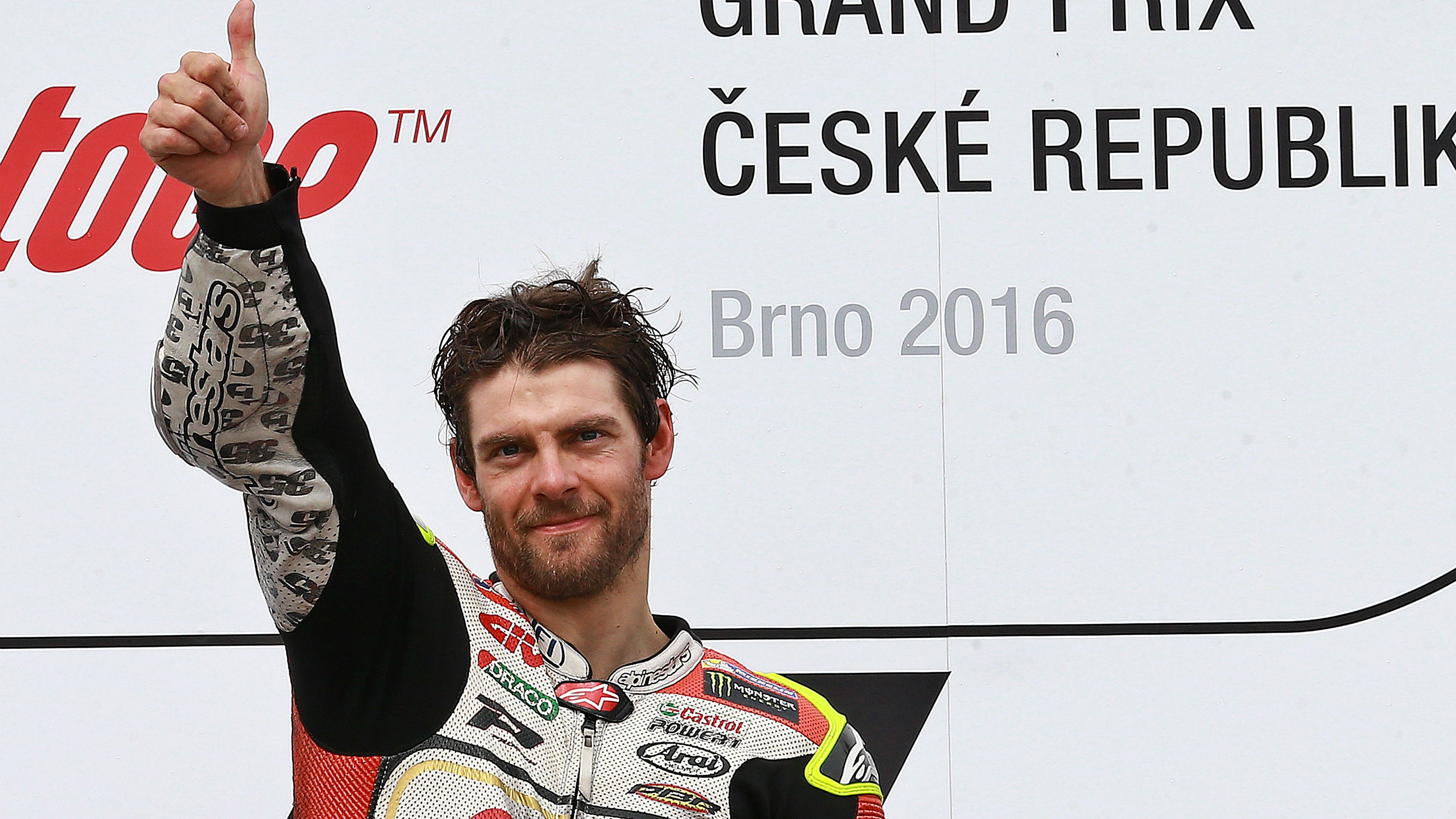 Cal Crutchlow logró su primera victoria en MotoGP en Brno 2016 con el LCR Honda