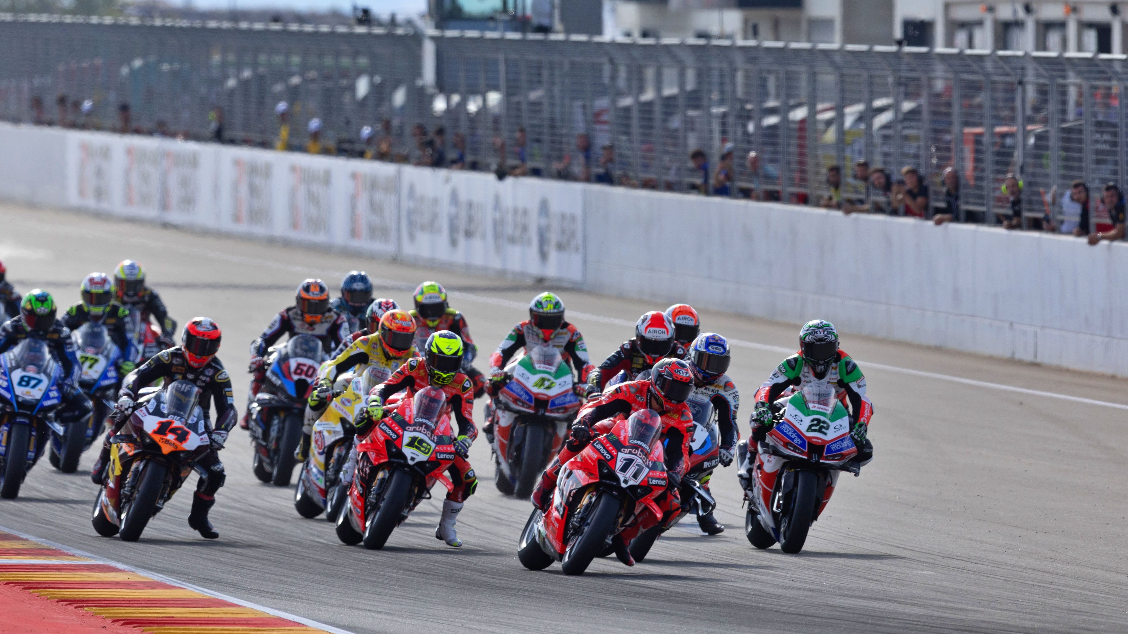El WorldSBK 2026 llega a Motorland Aragón