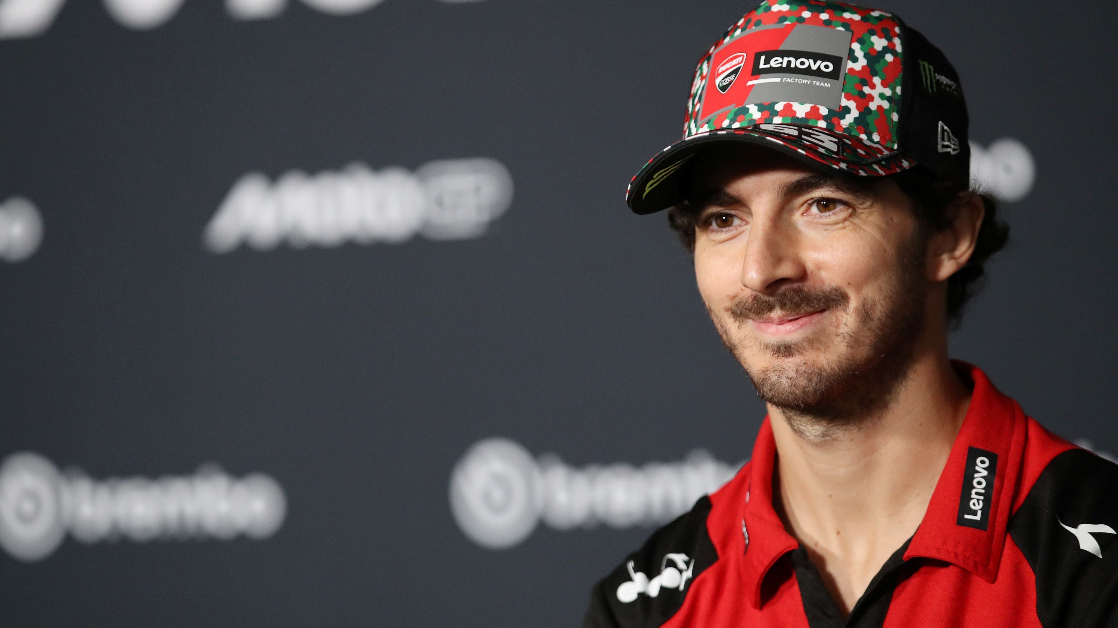 Pecco Bagnaia en la previa del GP de Italia de MotoGP 2026 en Mugello