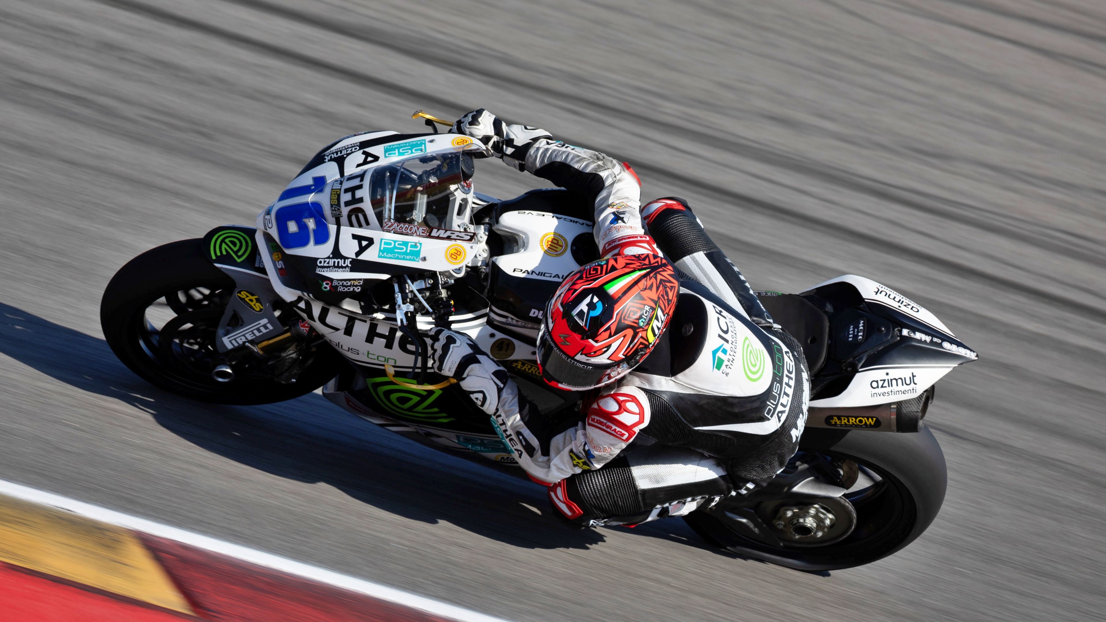 Alessandro Zaccone ha logrado en Motorland su primera victoria en Supersport