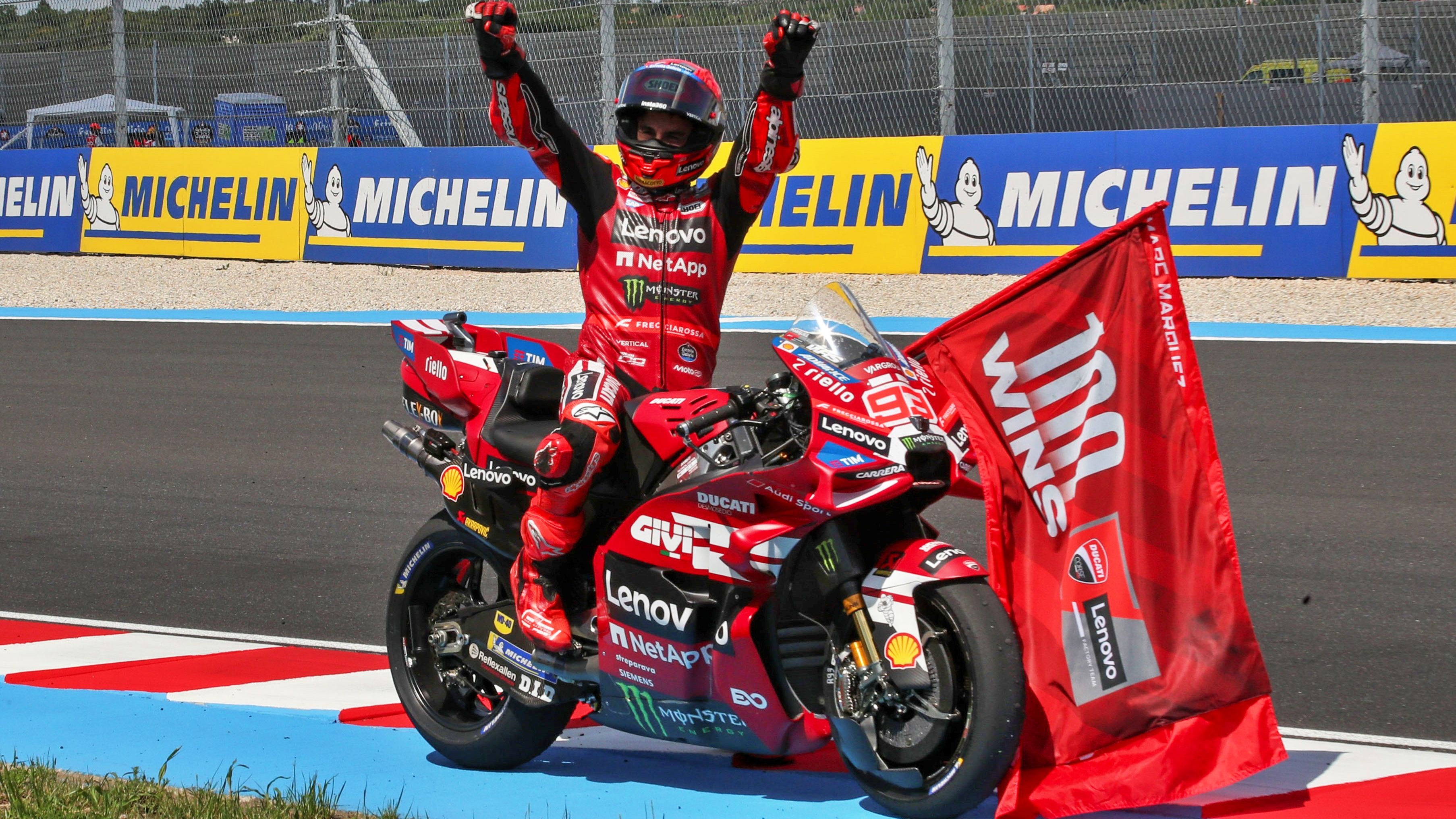 Marc Márquez ha logrado su victoria 100 en Balaton