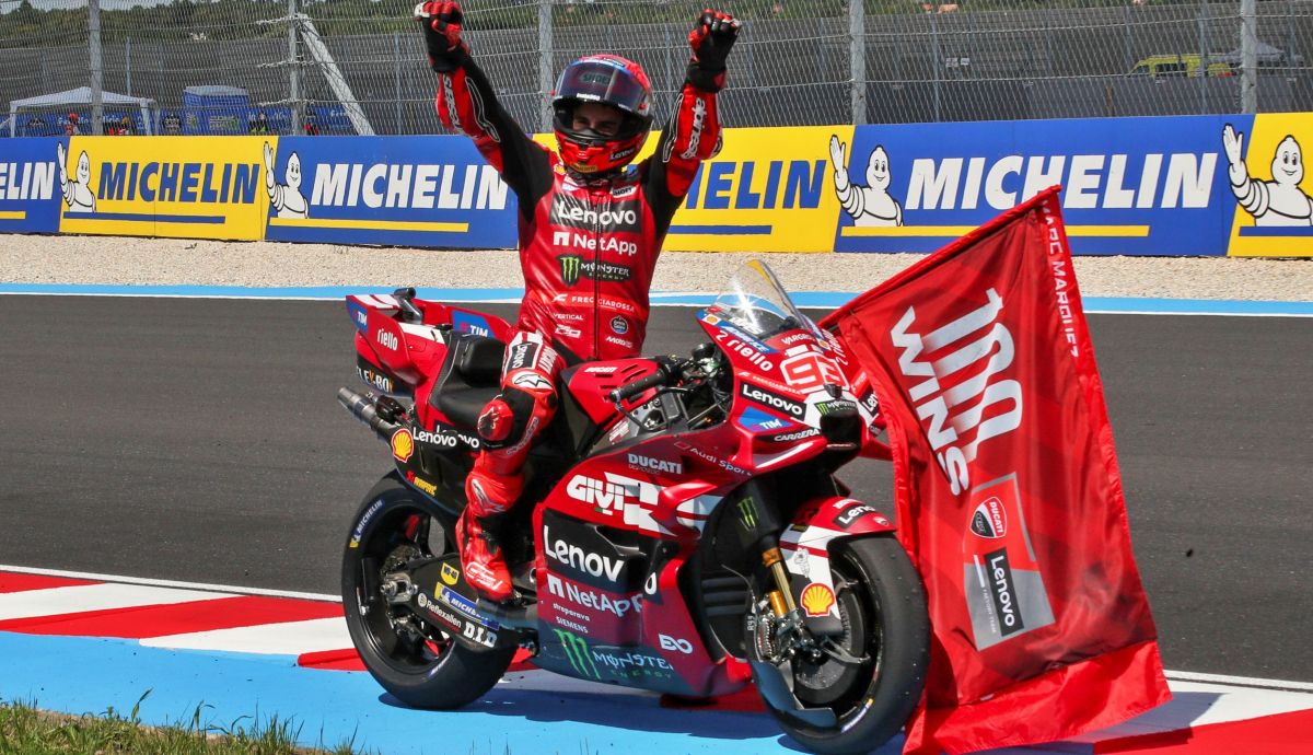 Marc Márquez ha logrado su victoria 100 en Balaton