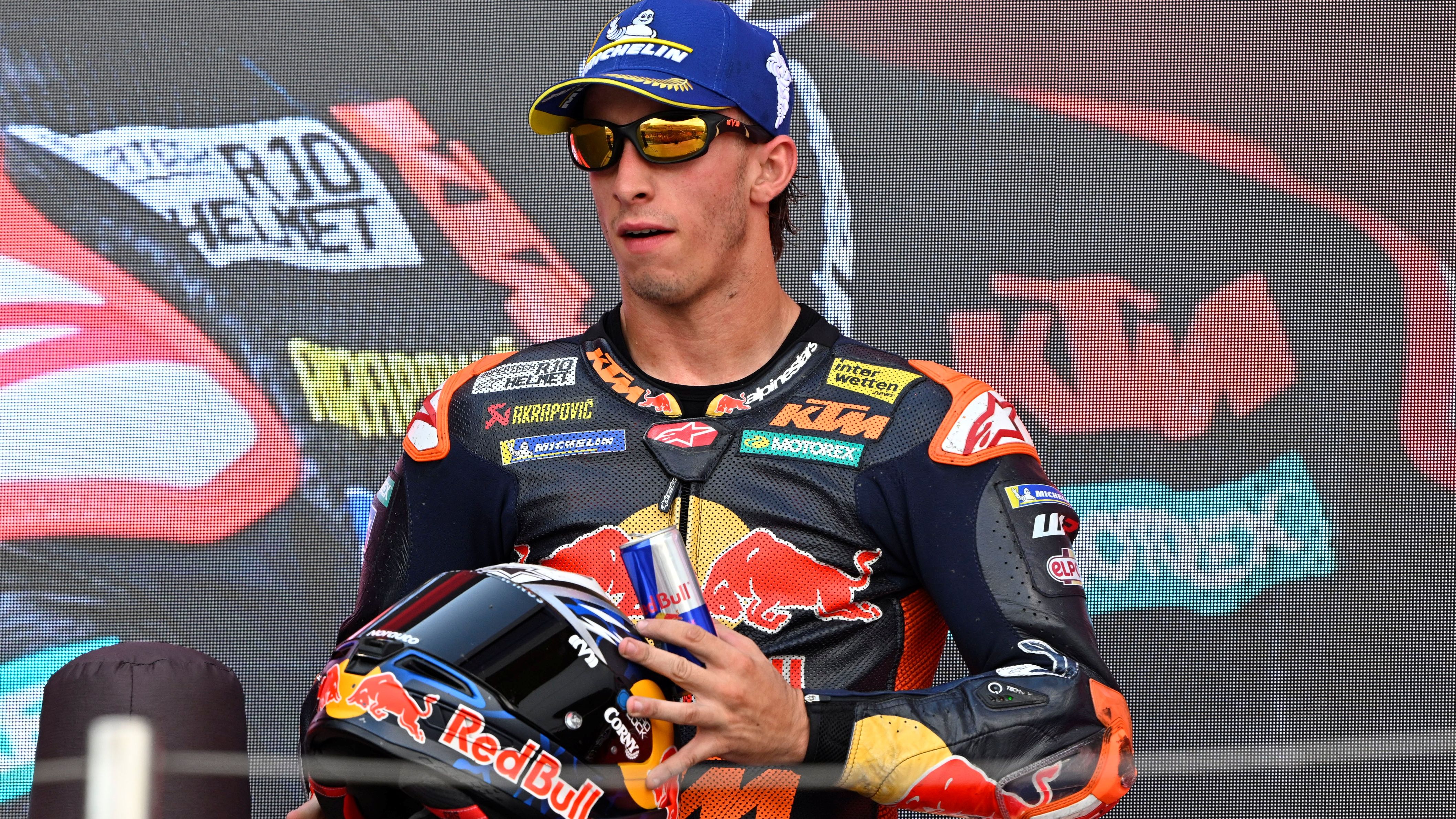 Pedro Acosta en el podio del GP de Hungría de MotoGP 2026