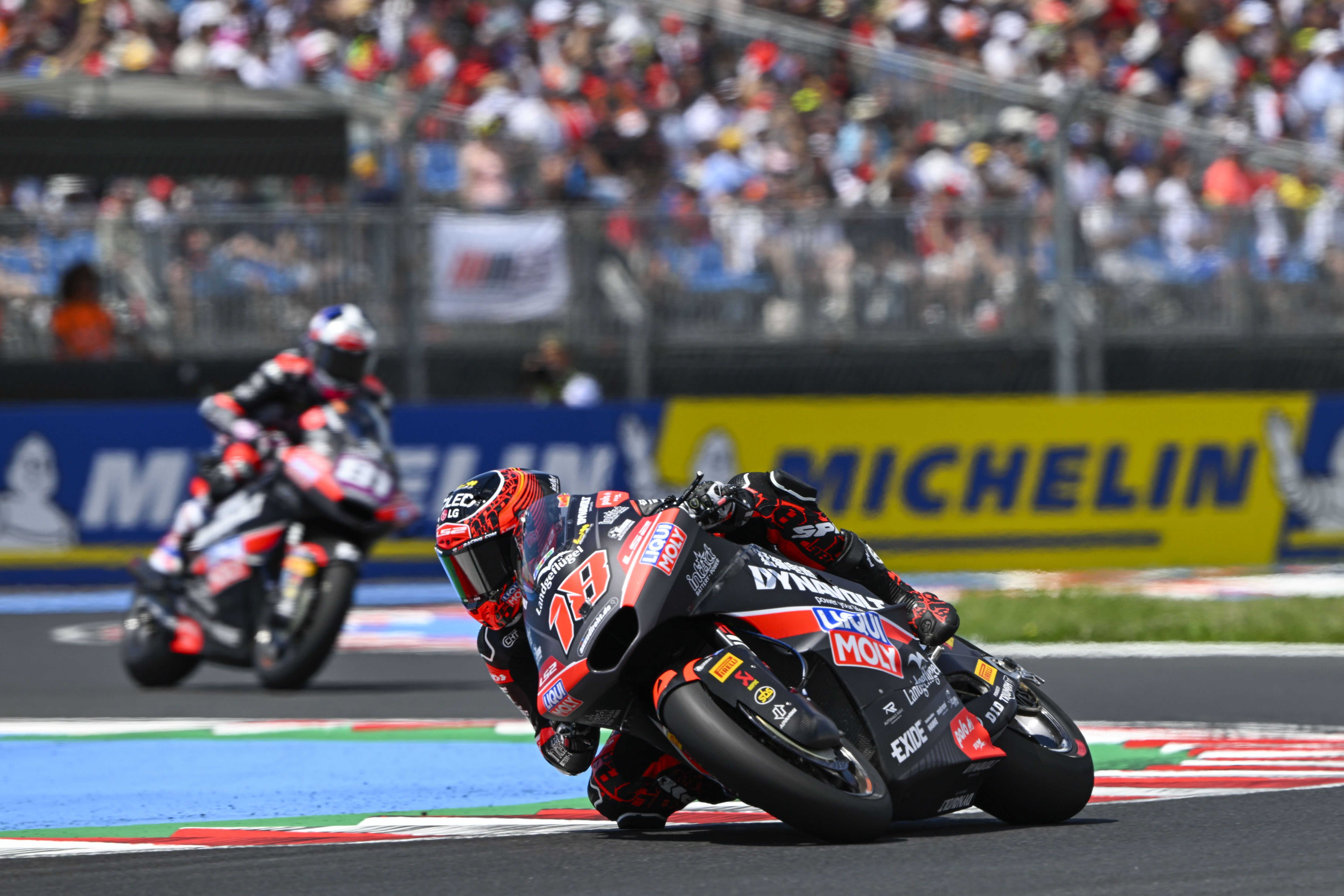 Manu González, líder de Moto2 y aspirante a una plaza en MotoGP para 2027.