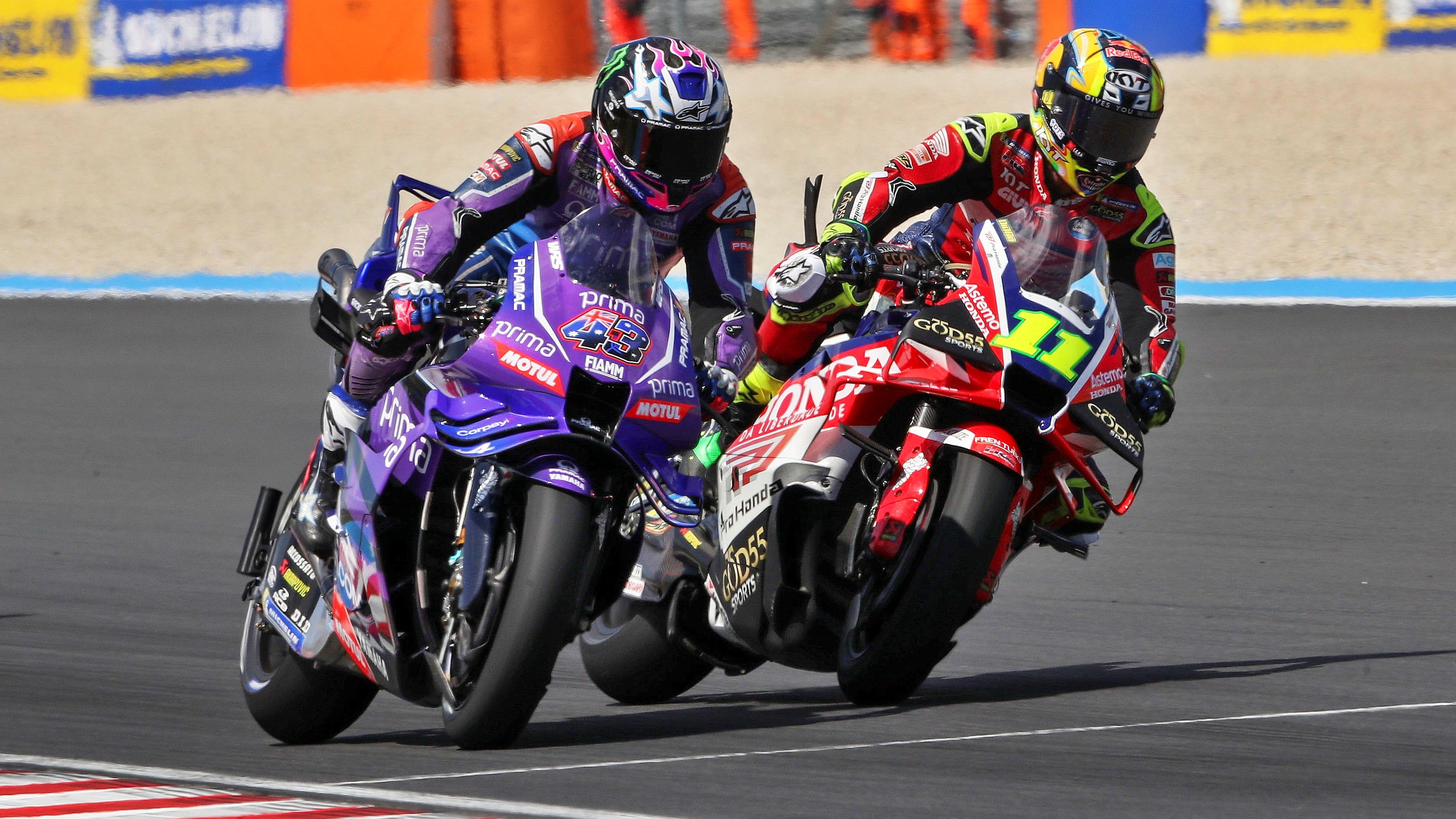 Diogo Moreira supera a Jack Miller, MotoGP Hungría 2026