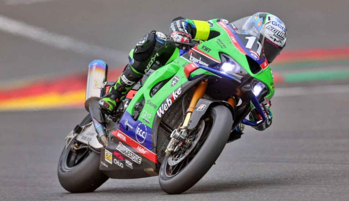 El Kawasaki Webike Trickstar de Román Ramos repitió podio en Spa