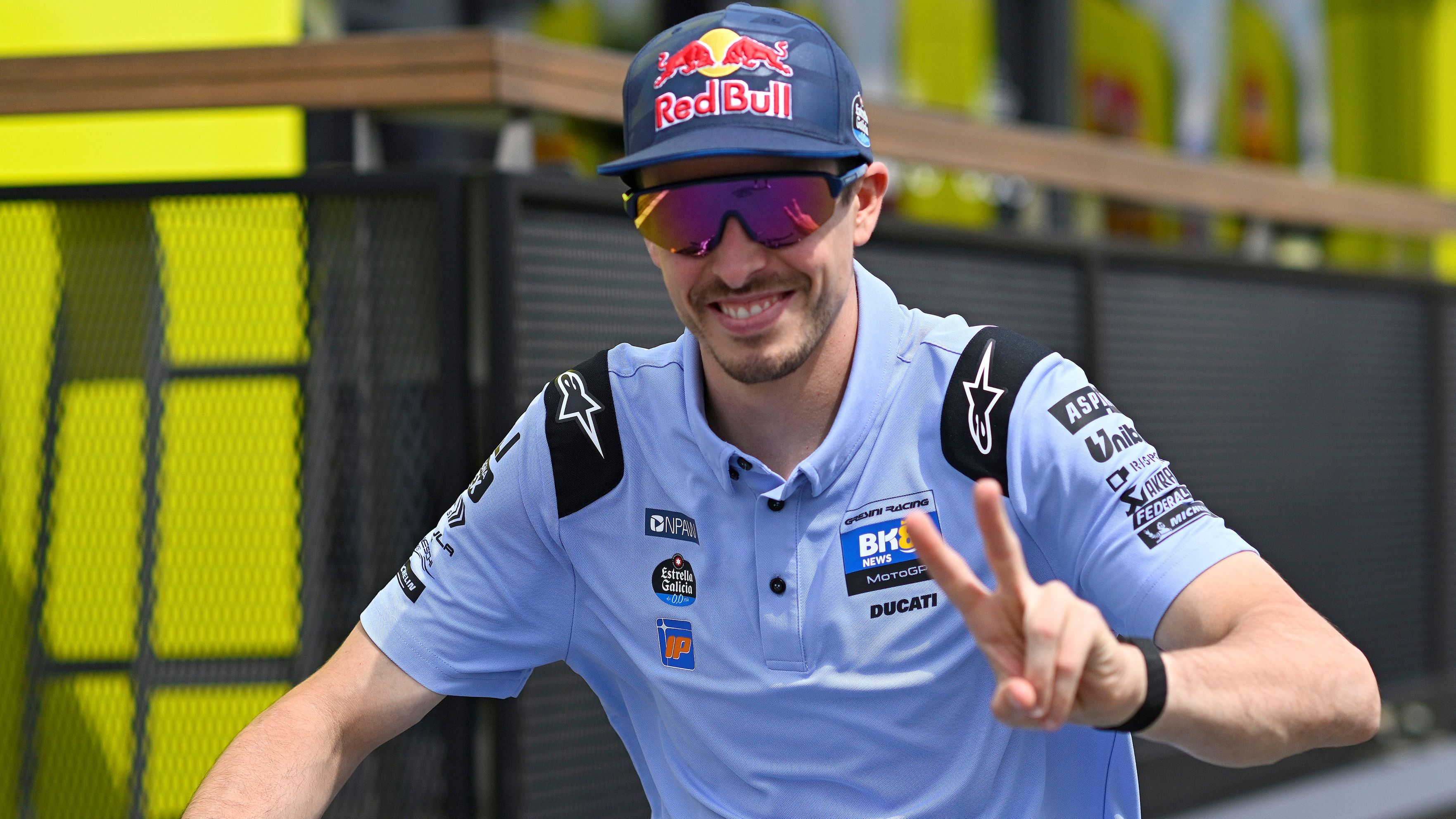 Alex Márquez en su vuelta a MotoGP en Brno