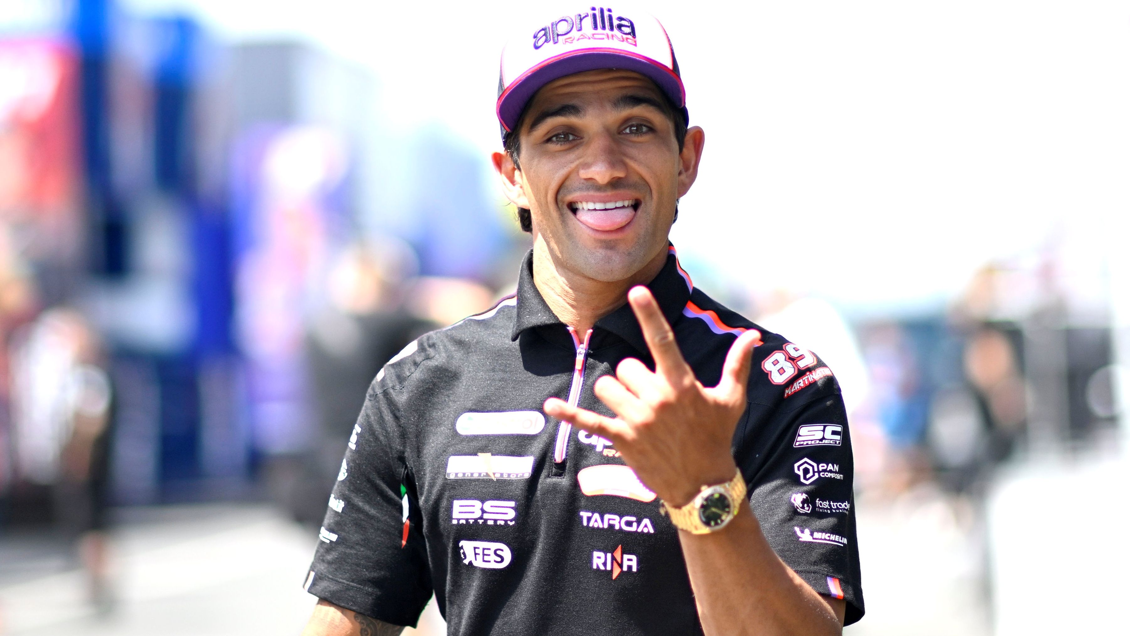 Jorge Martín durante la previa del GP de Chequia de MotoGP 2026 en Brno