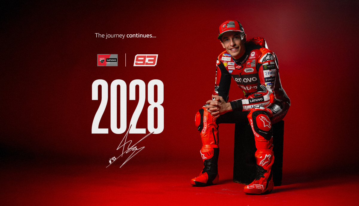 Así ha anunciado Ducati la renovación de Marc Márquez hasta MotoGP 2028