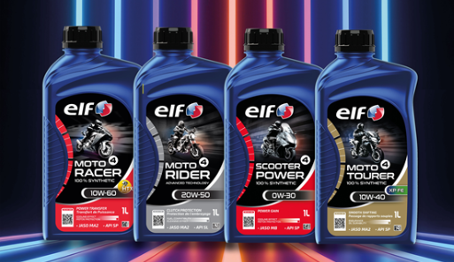 ELF lanza su nueva gama de lubricantes para motocicletas y scooters