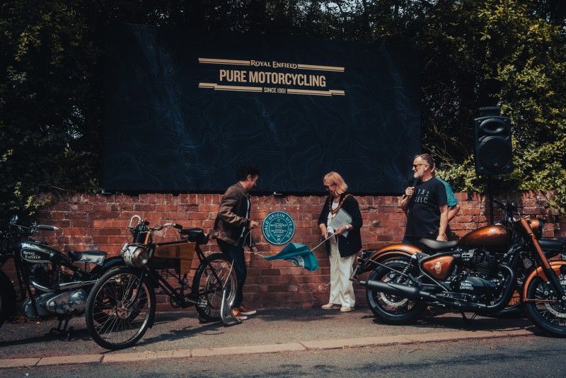 Royal Enfield celebra su 125º aniversario con un homenaje a sus orígenes en Redditch