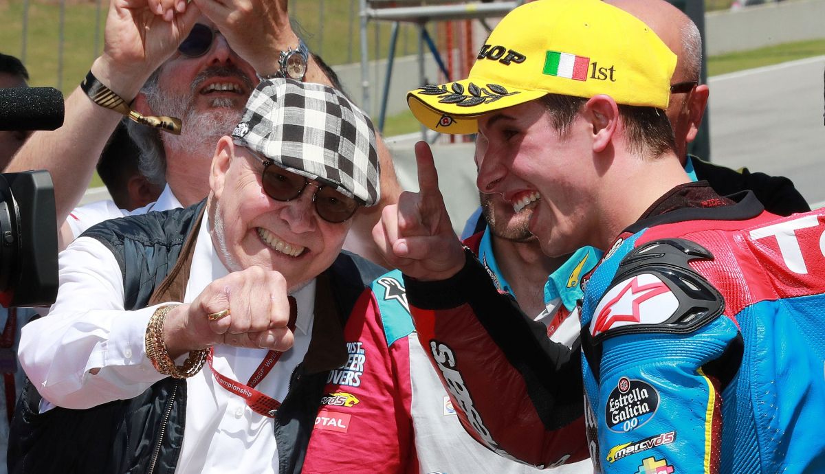 Marc van der Straten con Álex Márquez en 2019