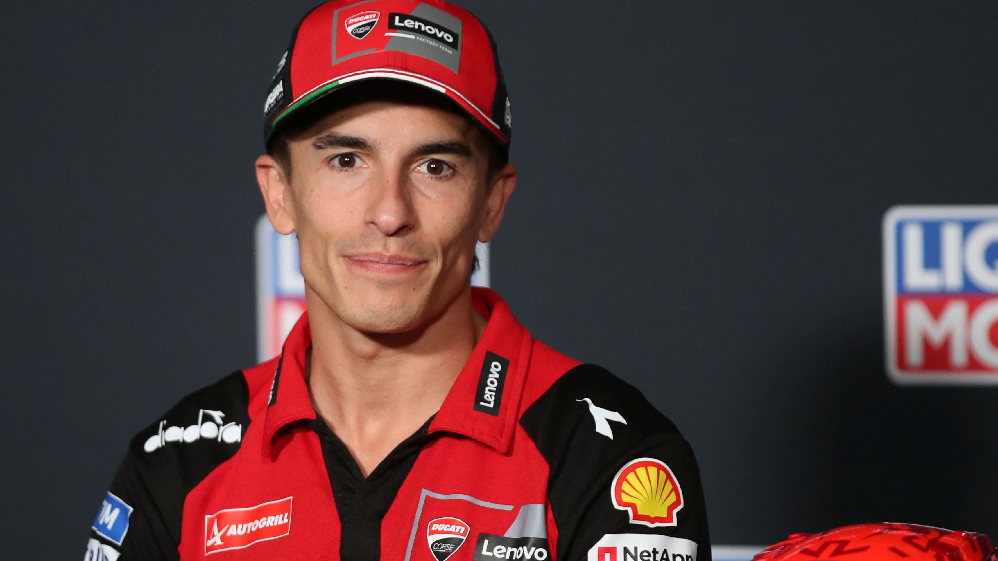 Marc Márquez en la previa del Gp de Alemania ade MotoGP 2026