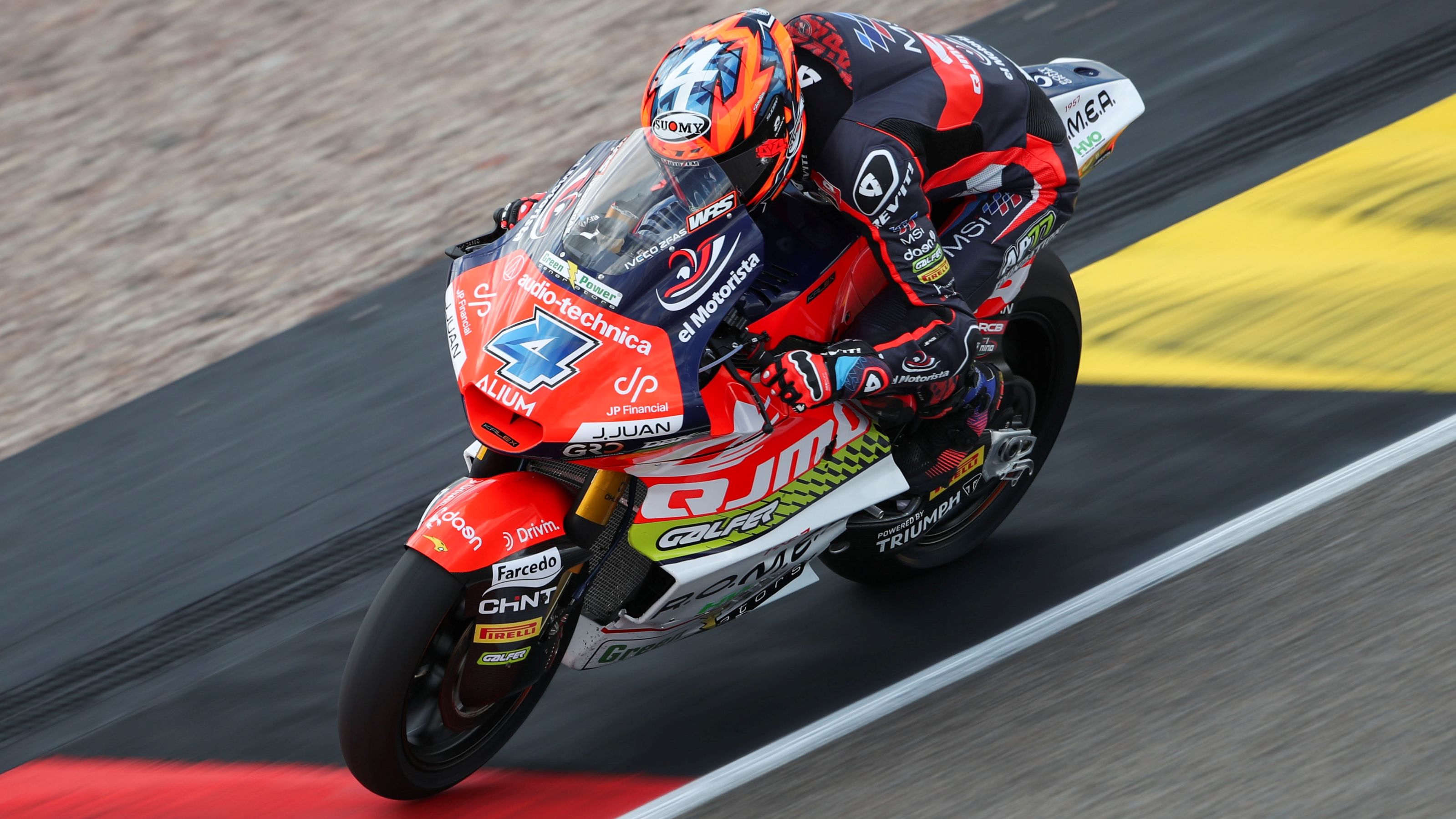 Iván Ortolá ha conseguido en Sachsenring su primera pole en Moto2