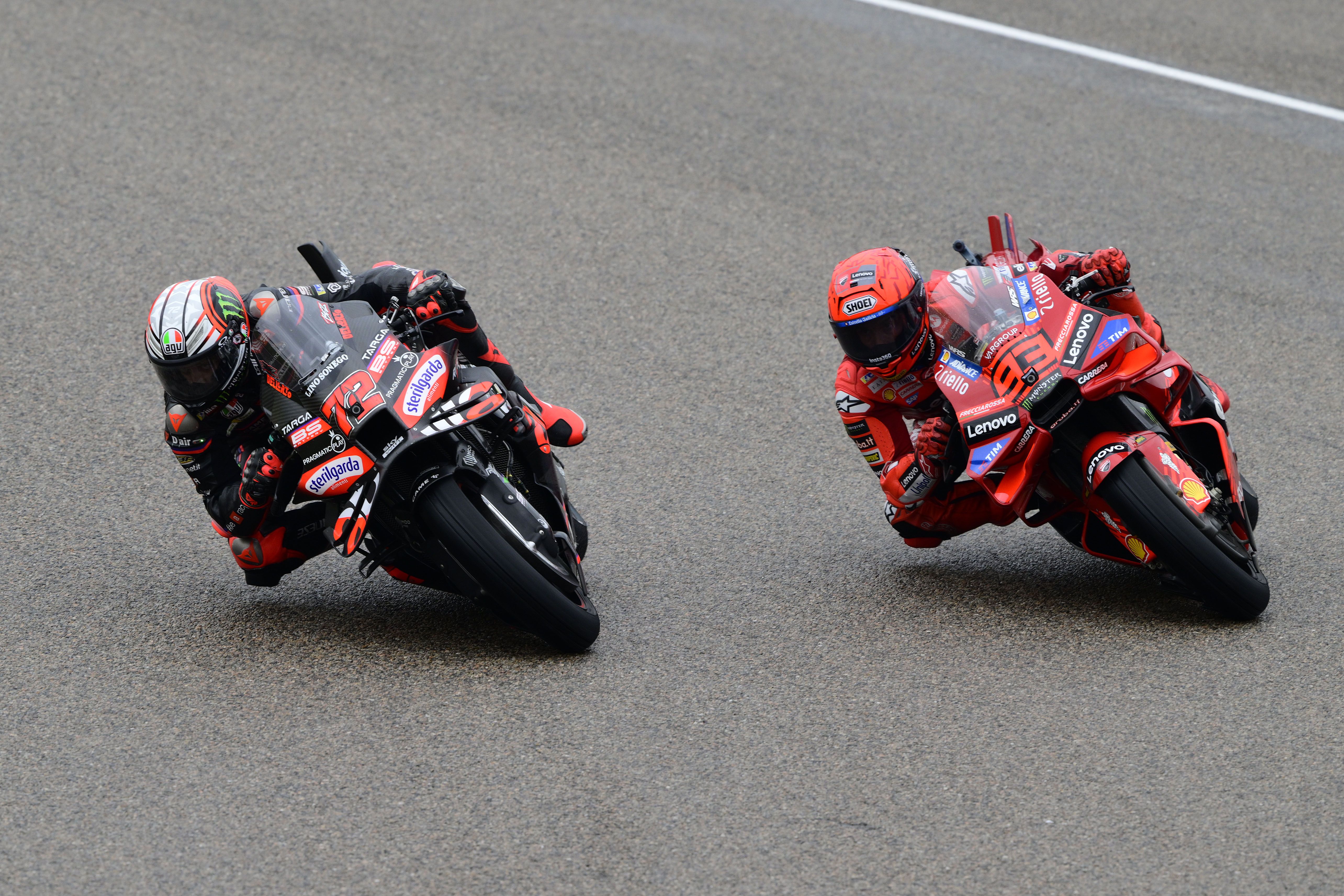 Aprilia y Ducati pasan al rango B de concesiones para el resto de MotoGP 2026