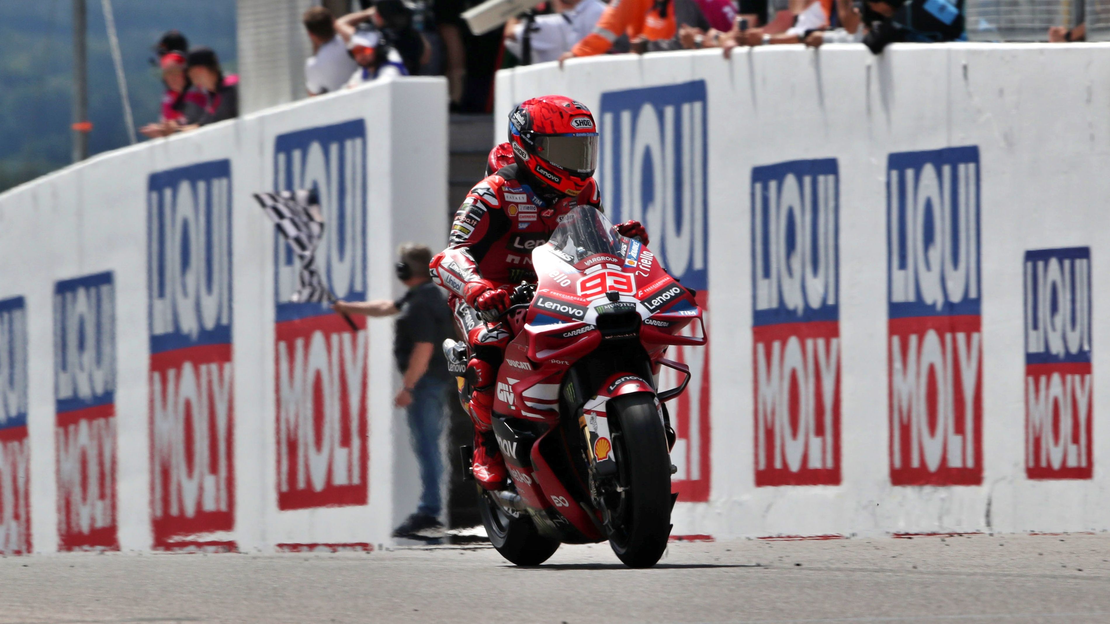 Marc Márquez ha logrado en Sachsenring su tercera victoria en MotoGP 2026
