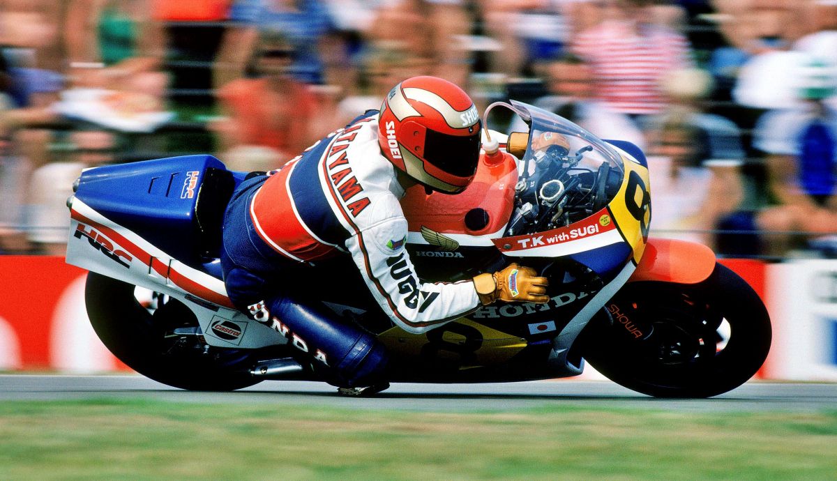 Takazumi Katayama fue el primer japonés en ganar en 500cc con Honda