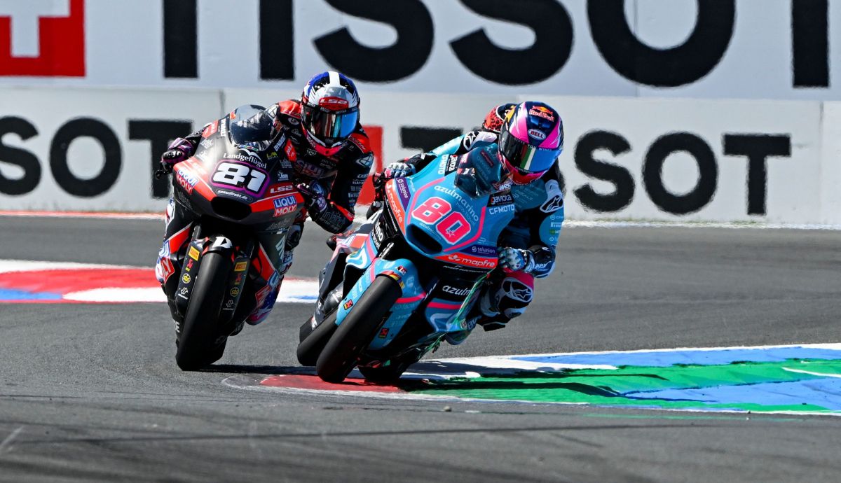David Alonso ganó en Assen con una increíble maniobra en la última chicane