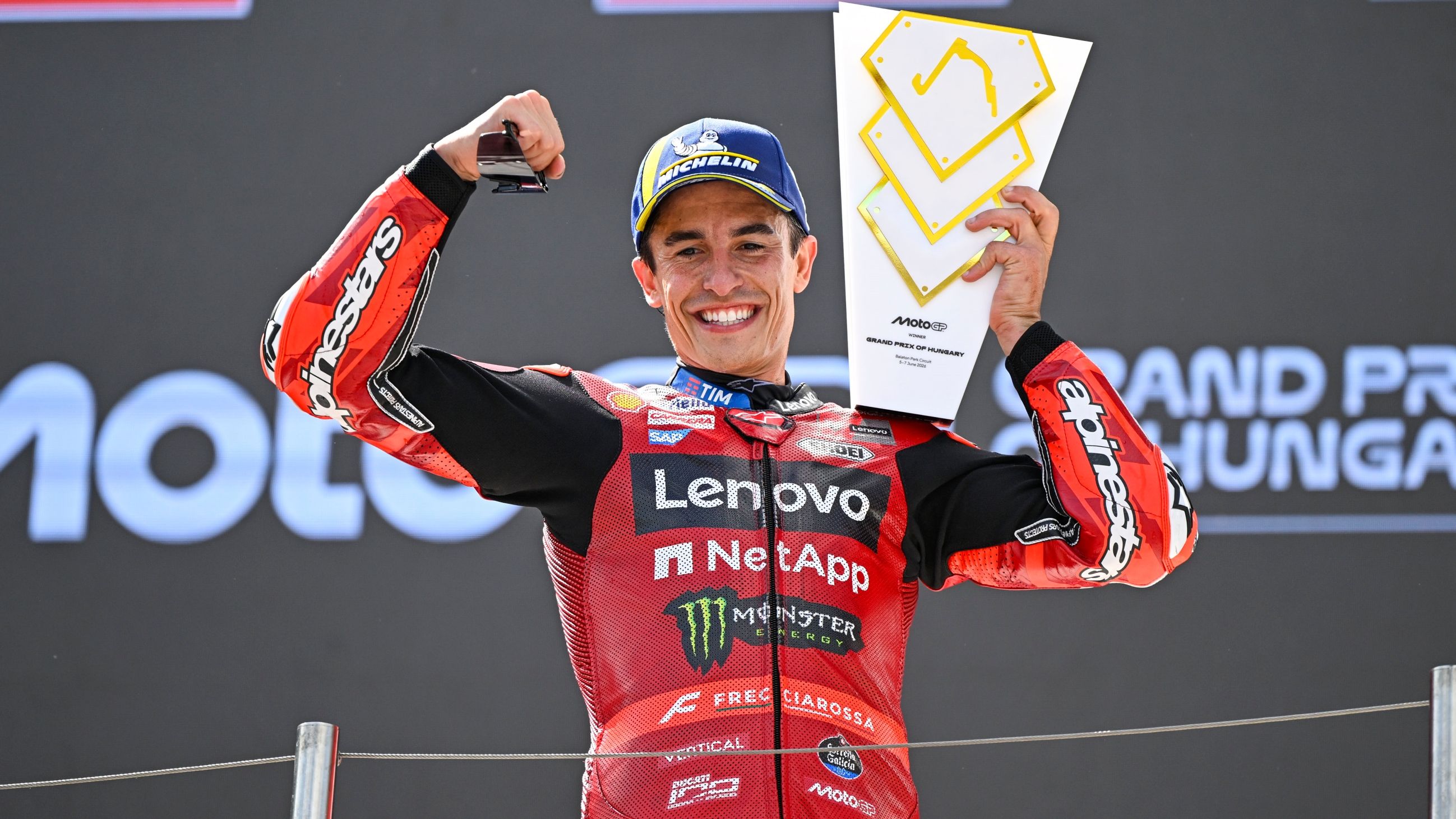 Marc Márquez logró en Hungría su primera victoria de 2026