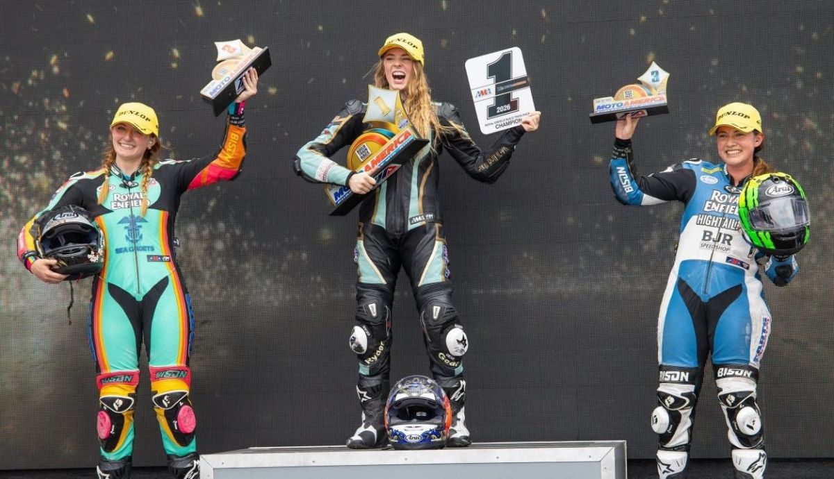 Jasmine Noelle es la campeona de la Royal Enfield Build.Train.Race. 2026