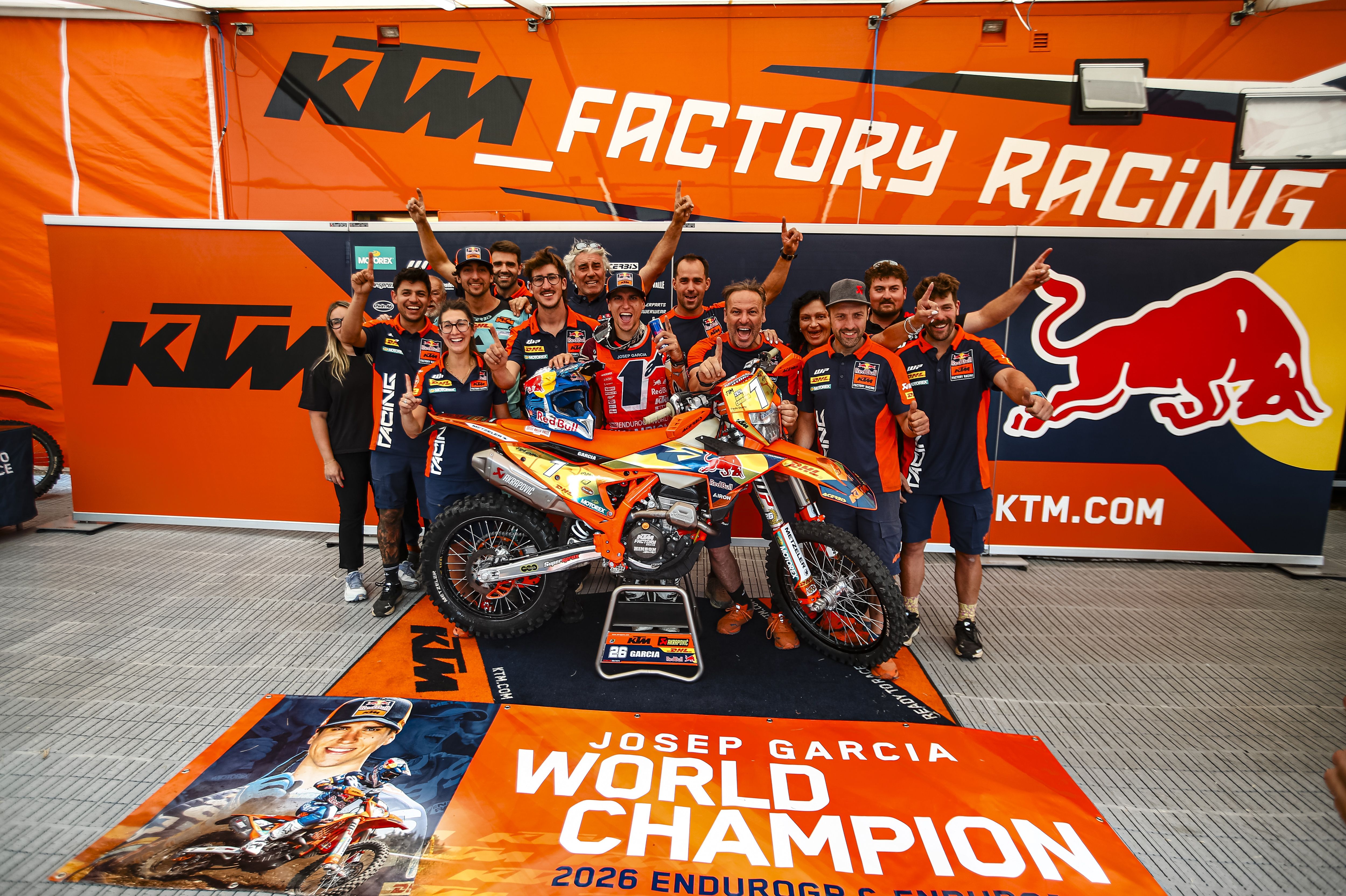 Fotos Josep García, Campeón del Mundo EnduroGP 2026