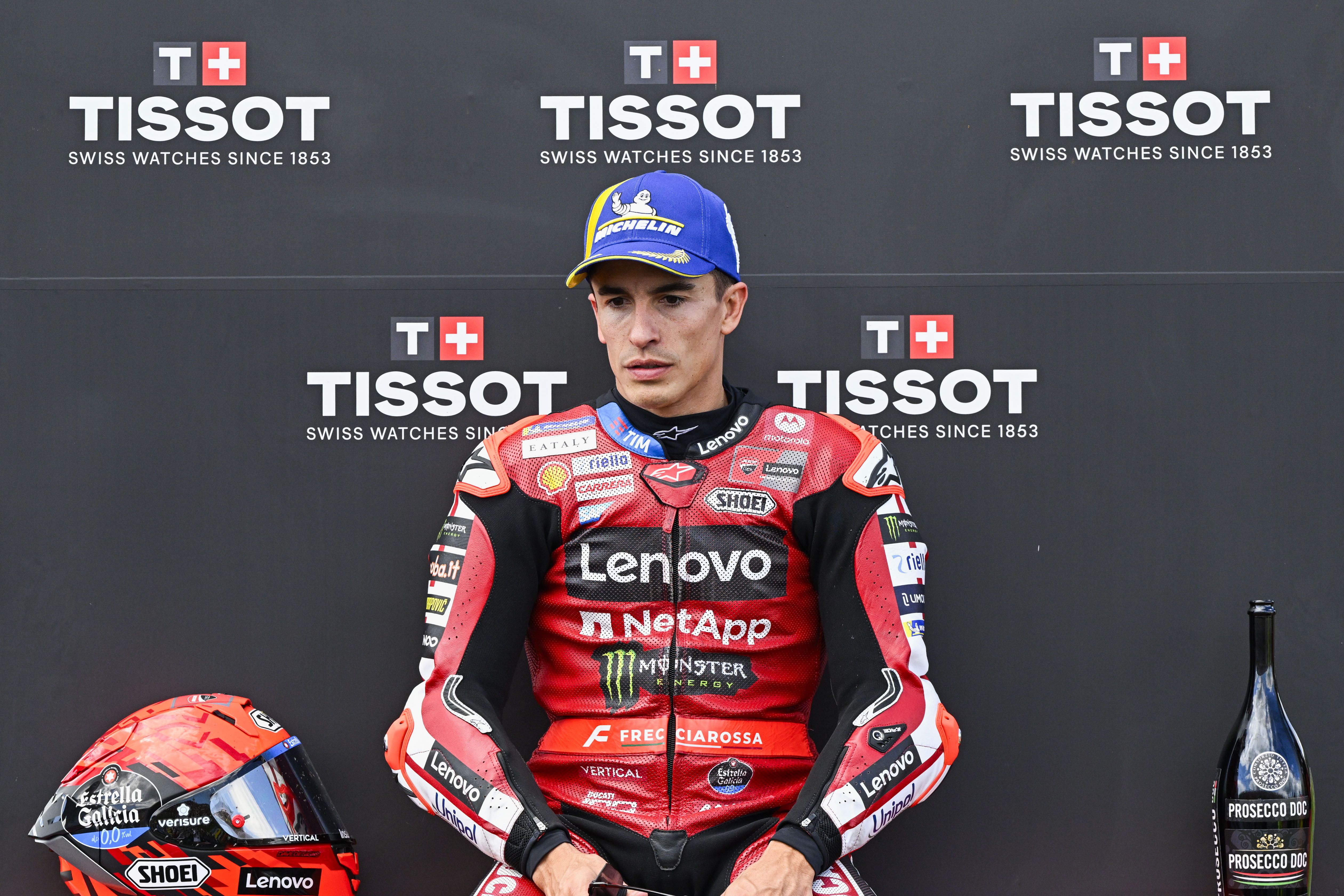 Marc Márquez desvela uno de sus problemas en Silverstone: "No tenía control sobre el brazo derecho"