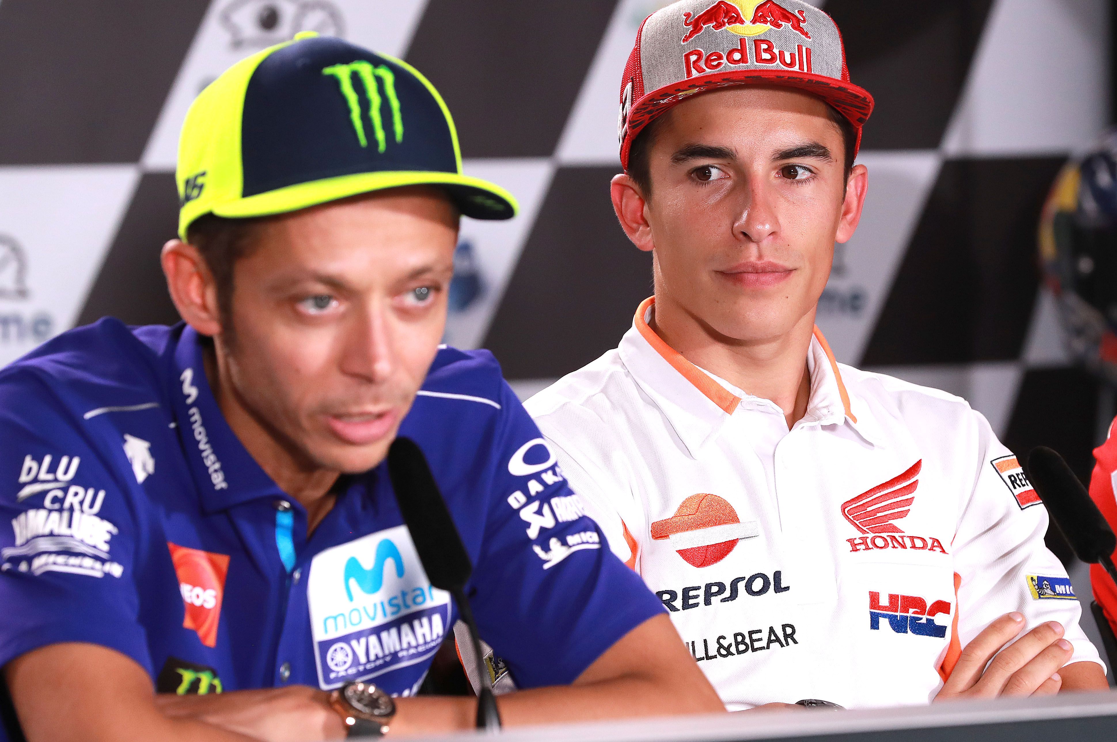 Marc Márquez niega una reconciliación con Valentino Rossi: "Es imposible encontrar una solución"