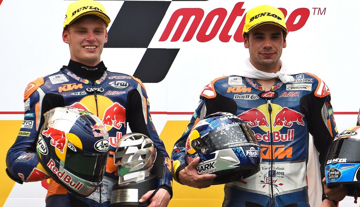 Brad Binder y Miguel Oliveira podrían volver a ser compañeros de equipo en Superbike como lo fueron en Moto3, Moto2 y MotoGP