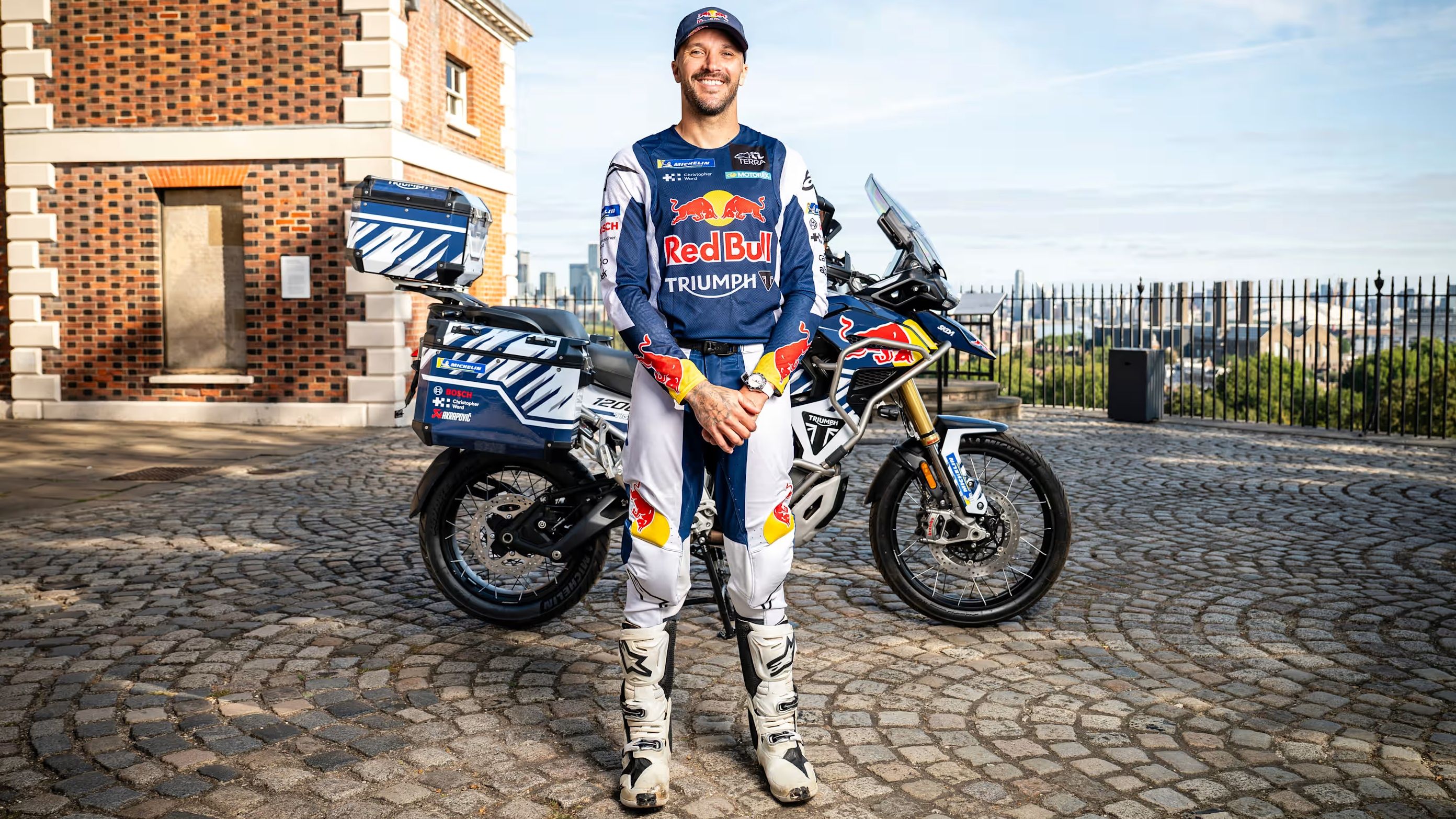Sam Sunderland y Triumph van a por el récord Guinness de vuelta al mundo en moto más rápida  (Foto: Mark Roe/Red Bull Content Pool).