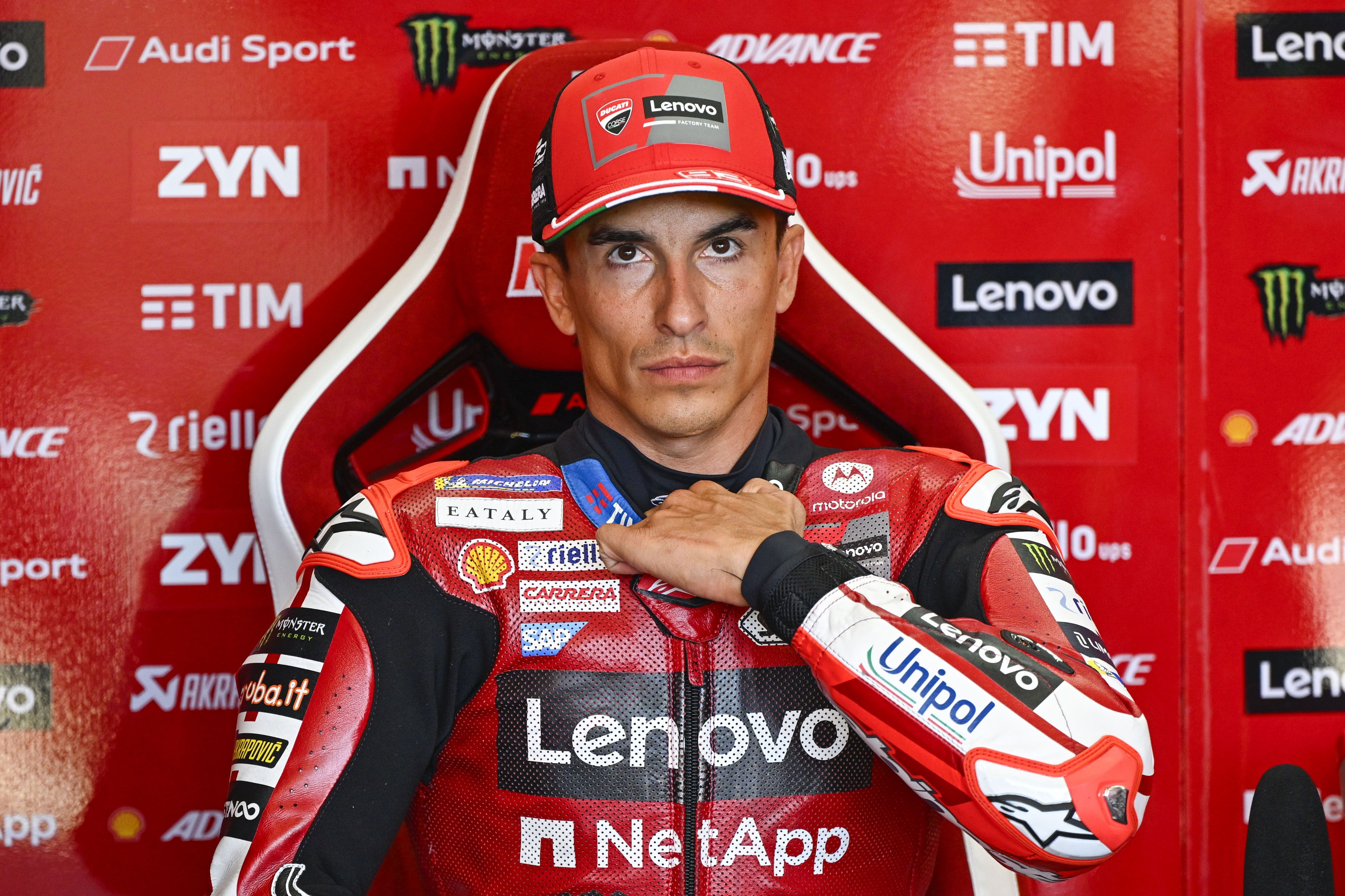 Marc Márquez ya está en Motorland Aragón preparando la siguiente carrera contra Aprilia