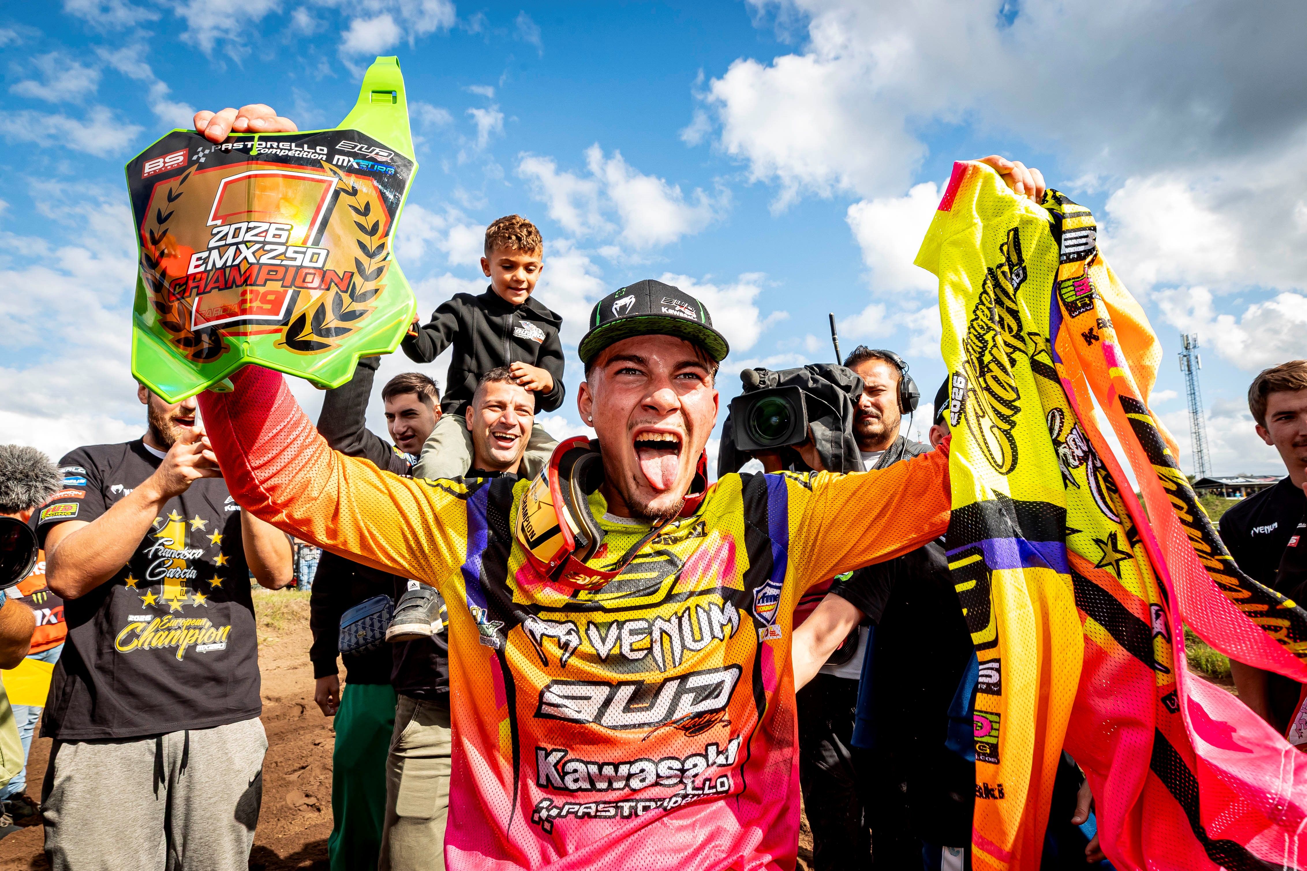 Francisco García "Carbonero" conquista el título de Campeón de Europa de Motocross EMX250