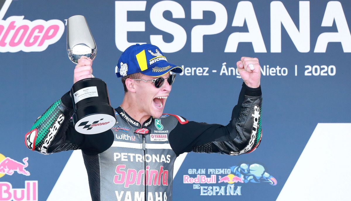 Fabio Quartararo consiguió la primera victoria de Francia en más de dos décadas
