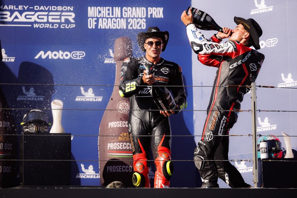 Harley-Davidson toma MotorLand durante el GP de Aragón: doblete y dominio de Andrea Iannone