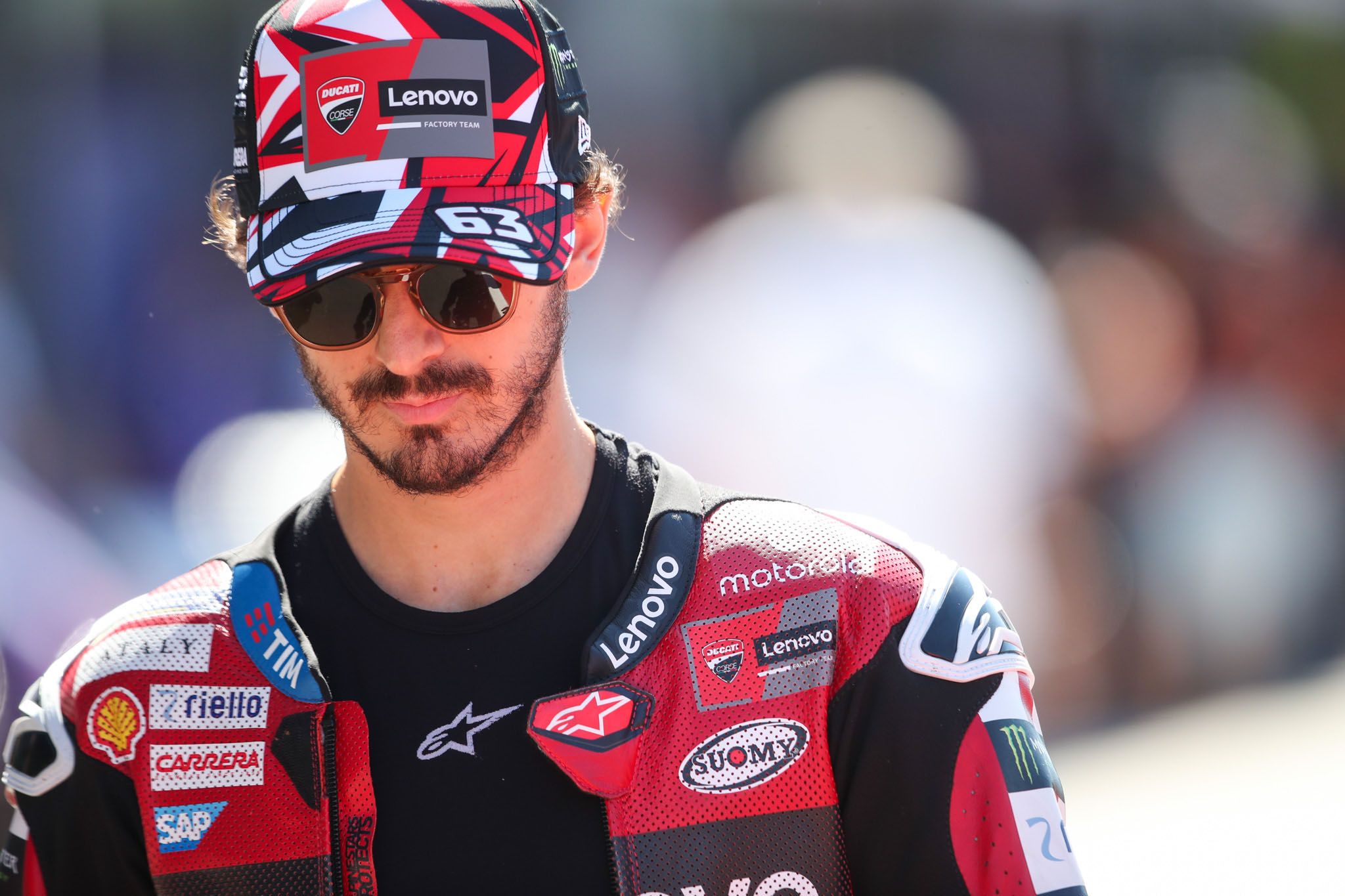 La conversación de Pecco Bagnaia con Fabio Di Giannantonio sobre Ducati y sus problemas
