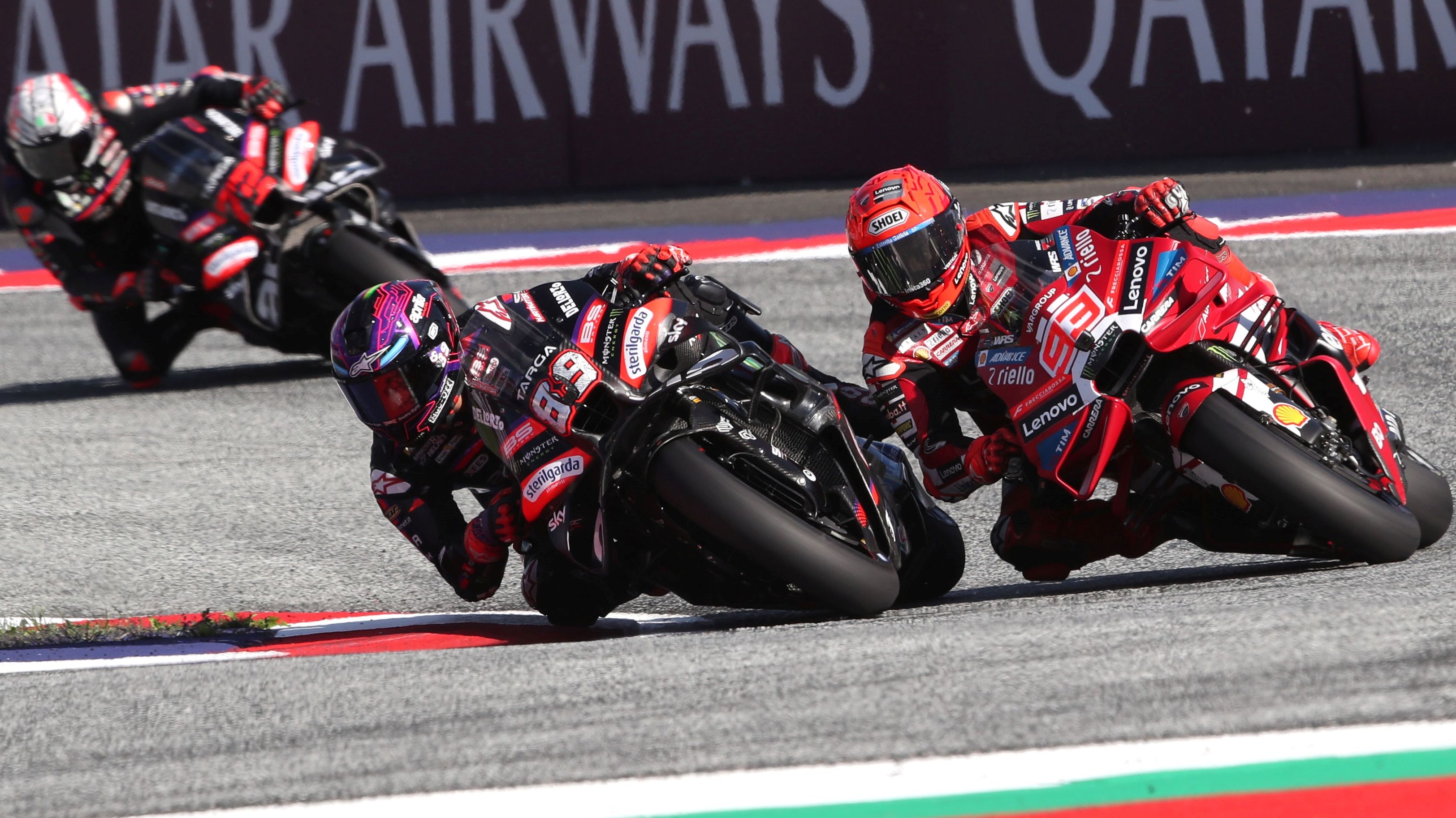 Jorge Martín se ha impuesto a Marc Márquez en el Sprint de Austria para recuperar el liderato de MotoGP 2026