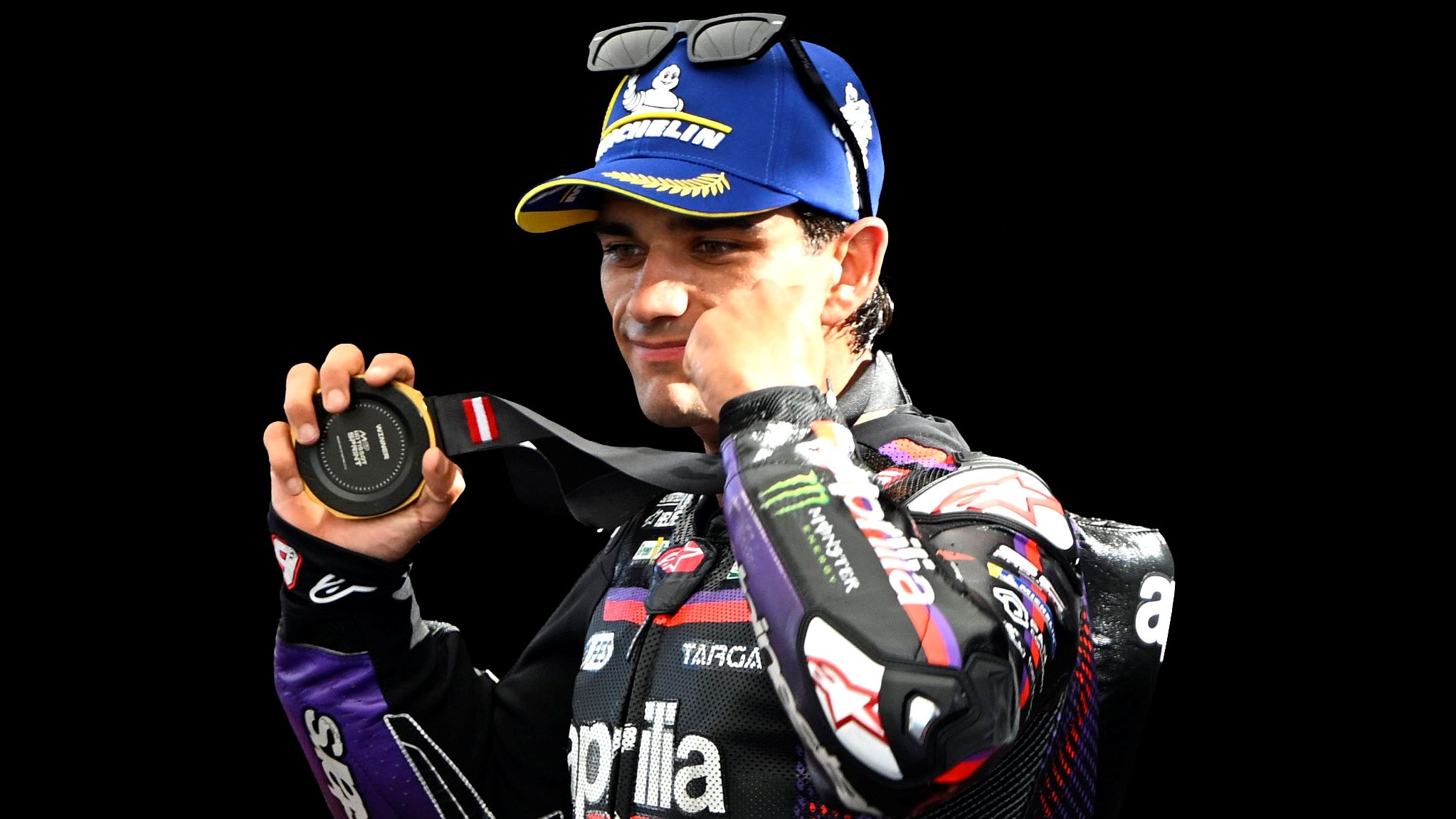 Jorge Martín celebra su victoria en el Sprint de Austria