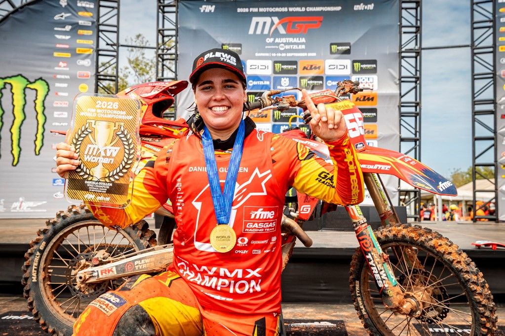 Histórica, Daniela Guillén. Campeona del Mundo WMX 2026