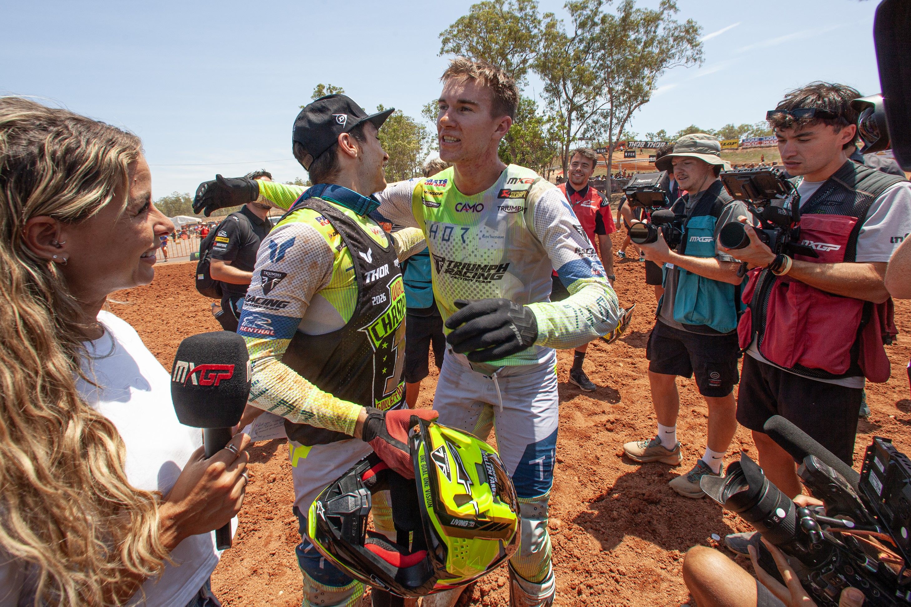 Fotos Guillem Farrés (Triumph) Campeón del Mundo MX2 2026
