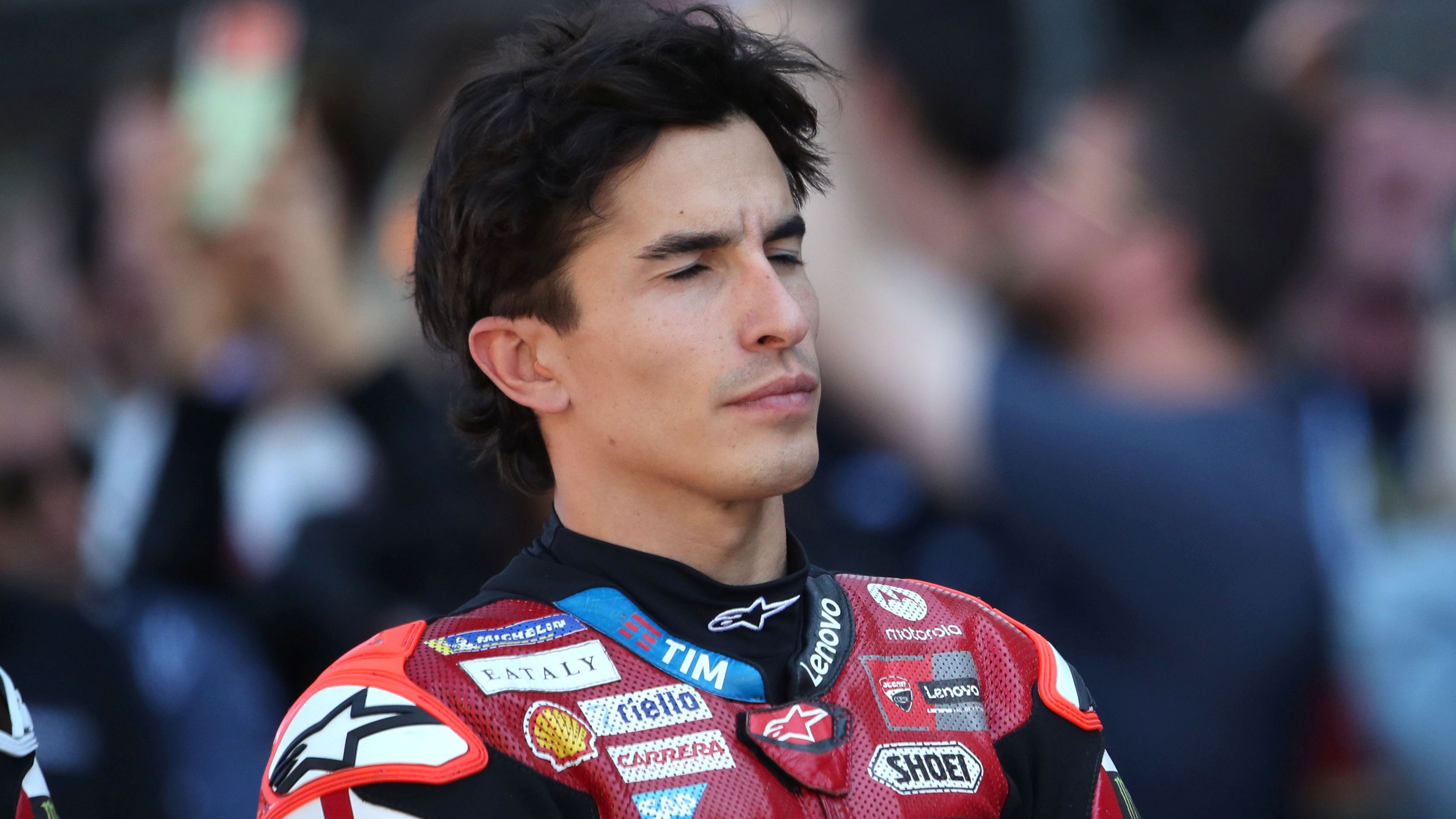 Marc Márquez durante el GP de Austria