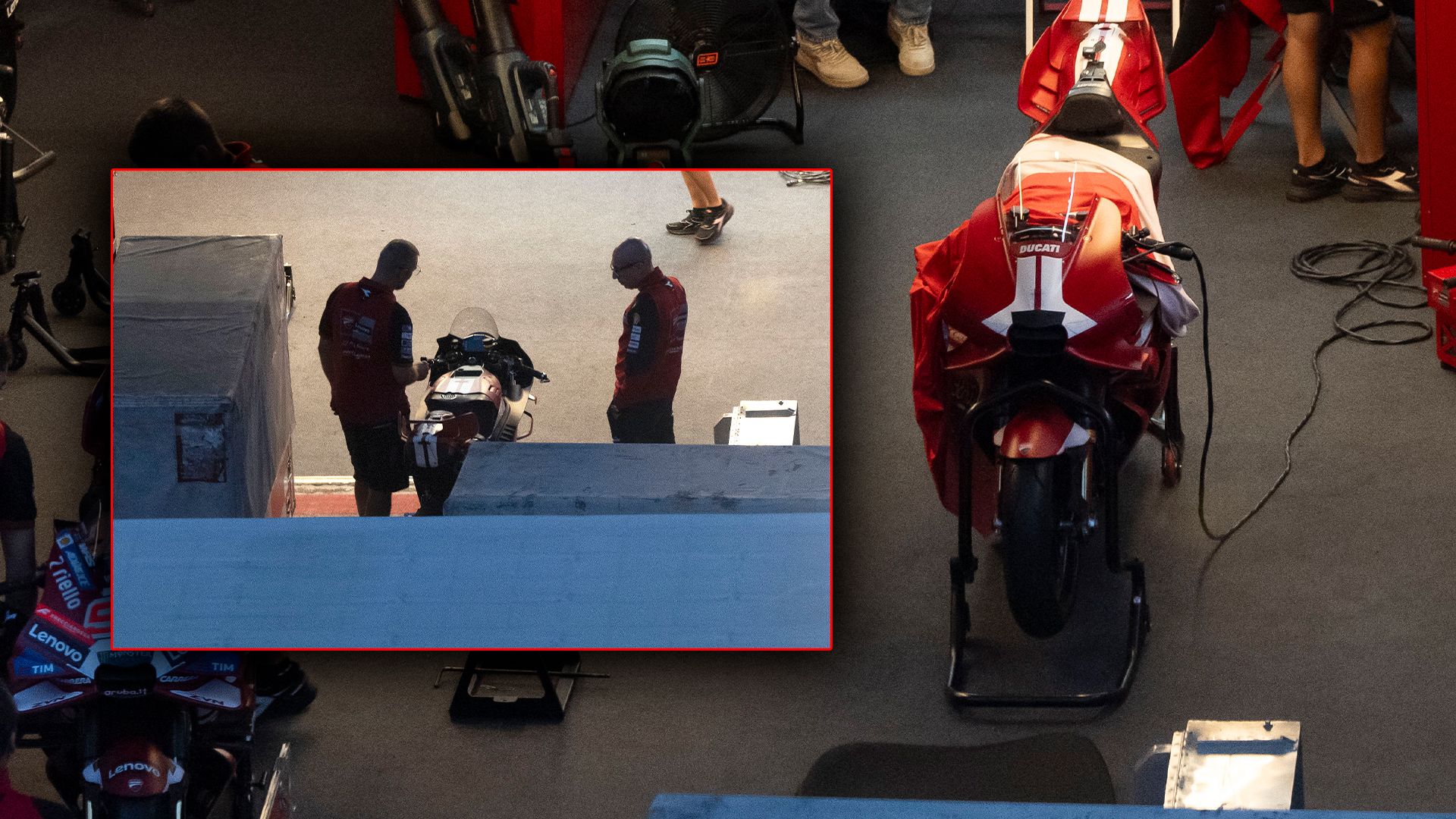 Salen a la luz nuevas fotos de la Ducati de Marc Márquez y Pedro Acosta para 2027