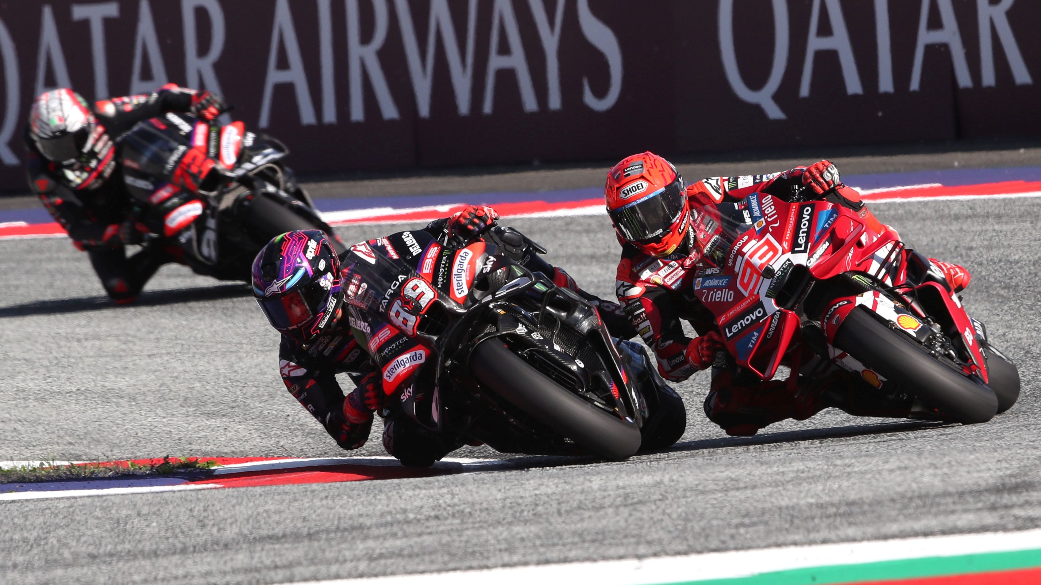 Jorge Martín supera a Marc Márquez, MotoGP Austria 2026