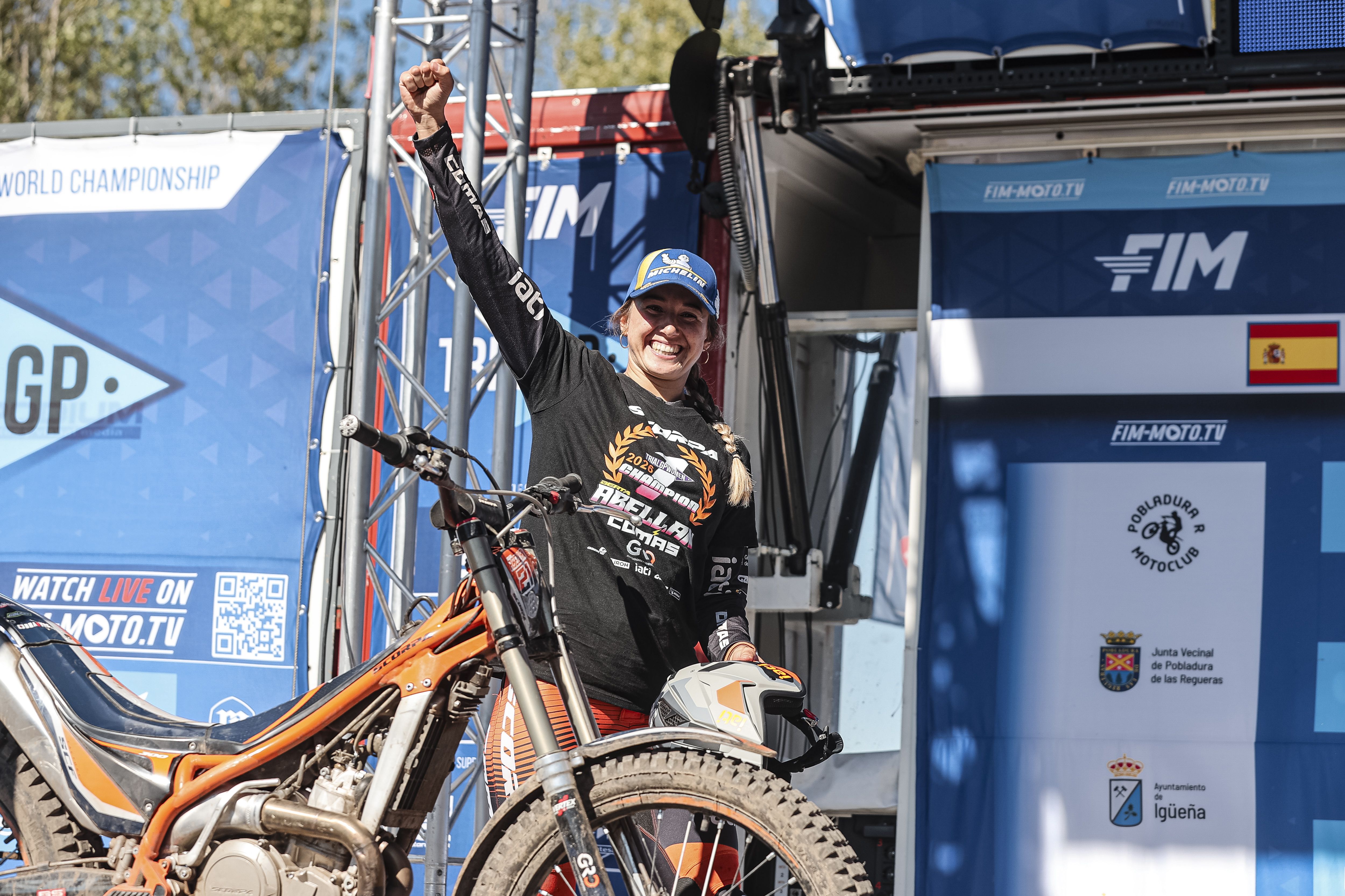 ¡Campeonas del Mundo! Berta Abellán en TrialGP Woman y Abril Montserrat en Trial2 Women  