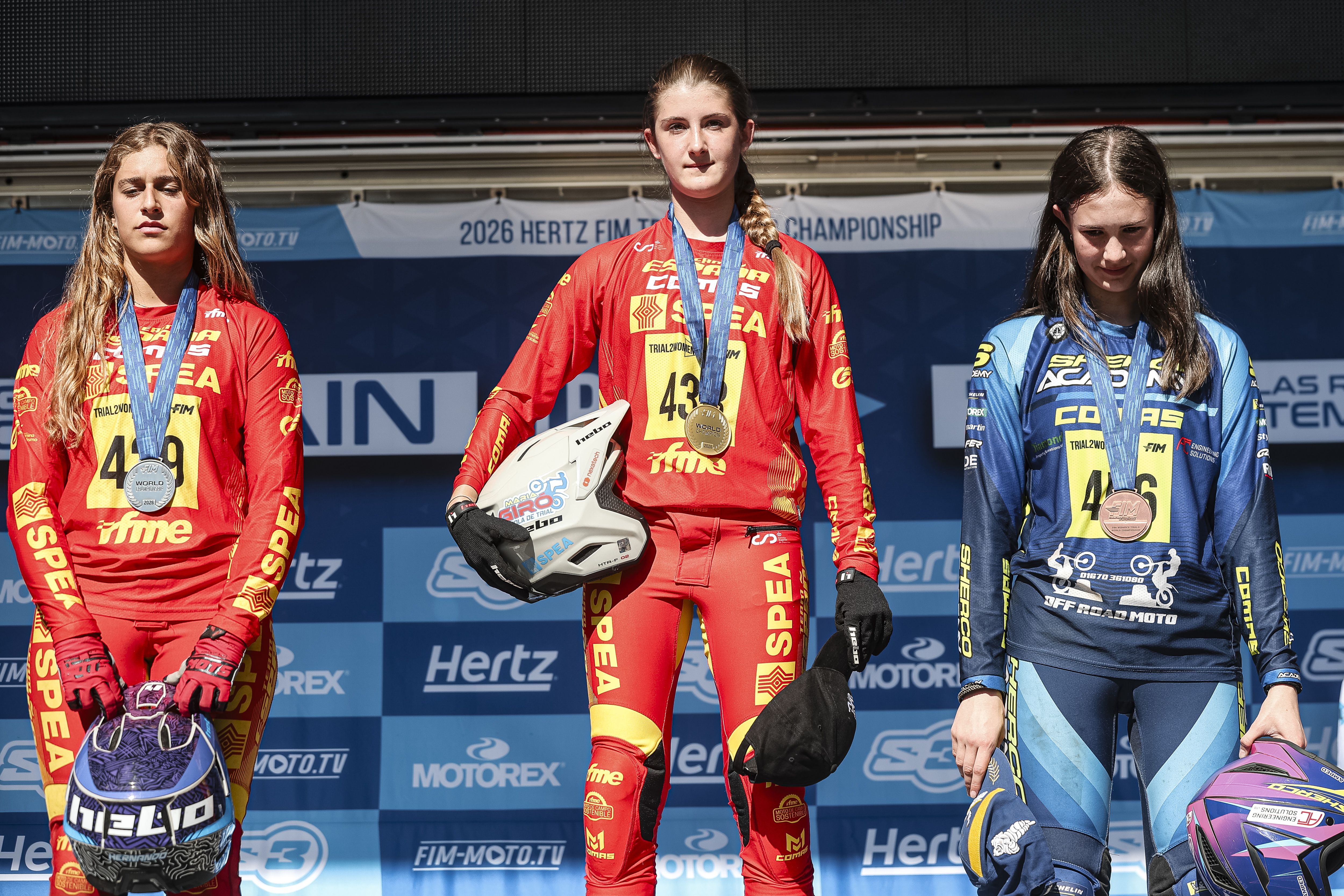 Fotos ¡Campeonas del Mundo! Berta Abellán en TrialGP Woman y Abril Montserrat en Trial2 Women  