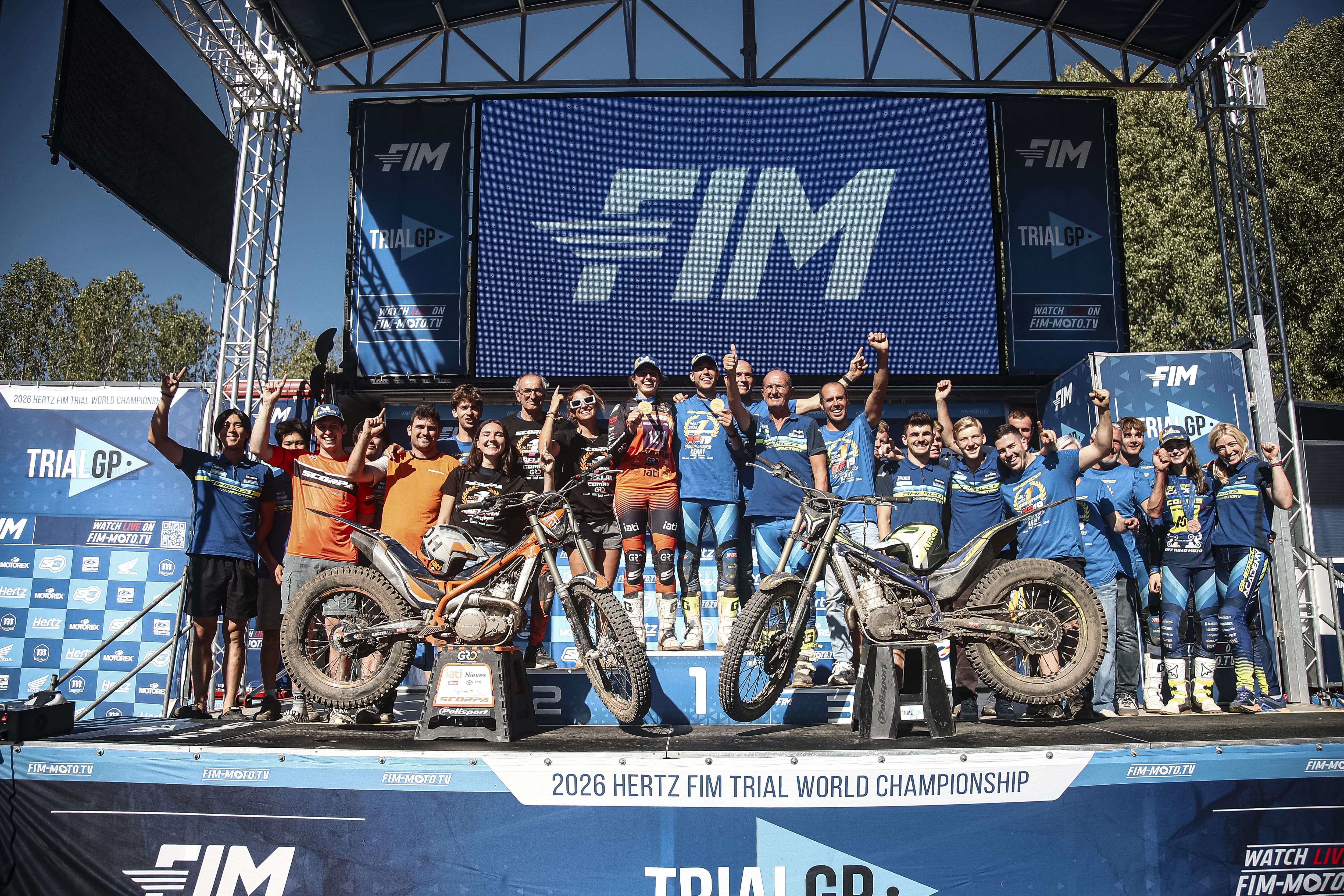 Fotos ¡Campeonas del Mundo! Berta Abellán en TrialGP Woman y Abril Montserrat en Trial2 Women  