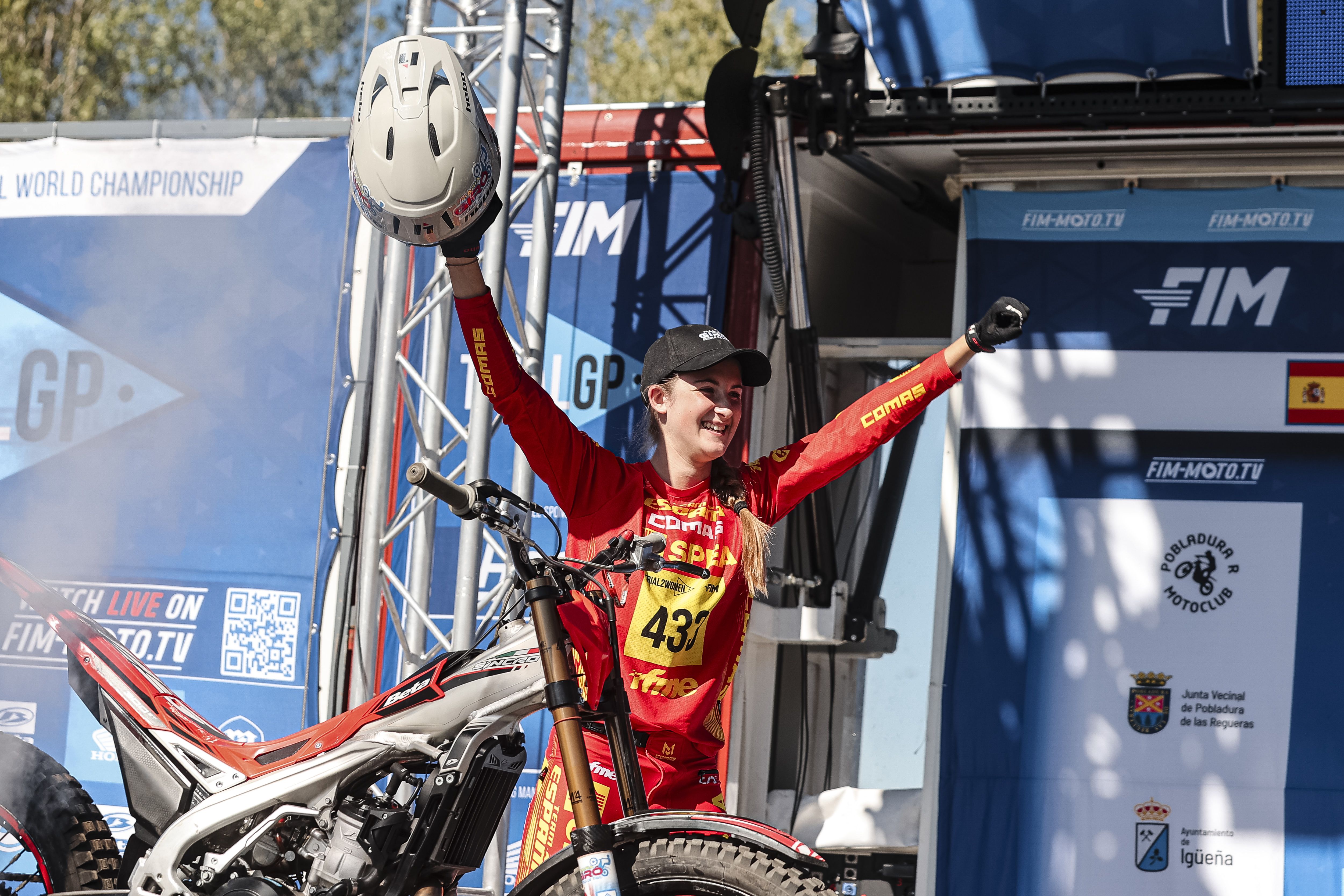 Fotos ¡Campeonas del Mundo! Berta Abellán en TrialGP Woman y Abril Montserrat en Trial2 Women  