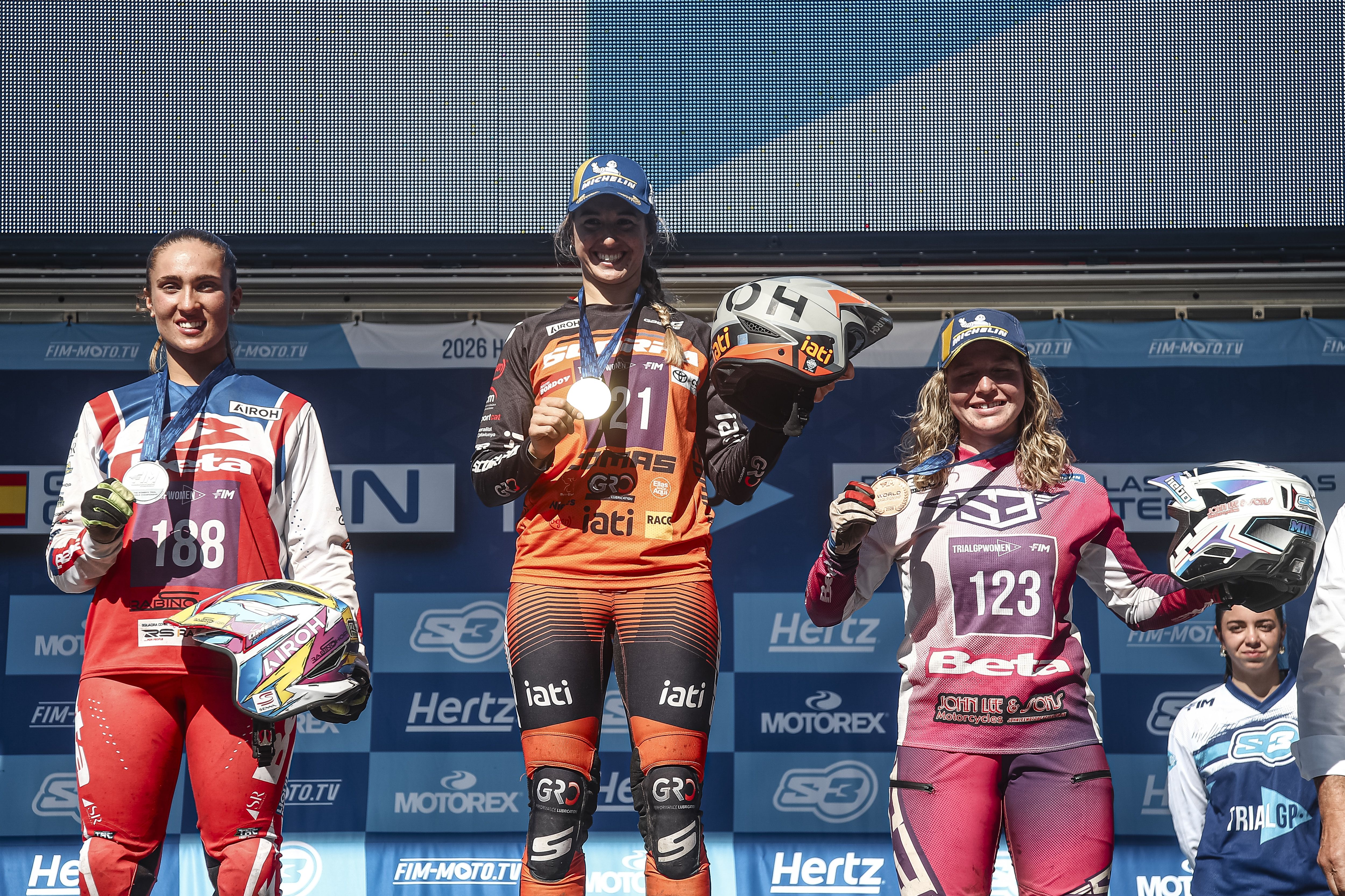Fotos ¡Campeonas del Mundo! Berta Abellán en TrialGP Woman y Abril Montserrat en Trial2 Women  