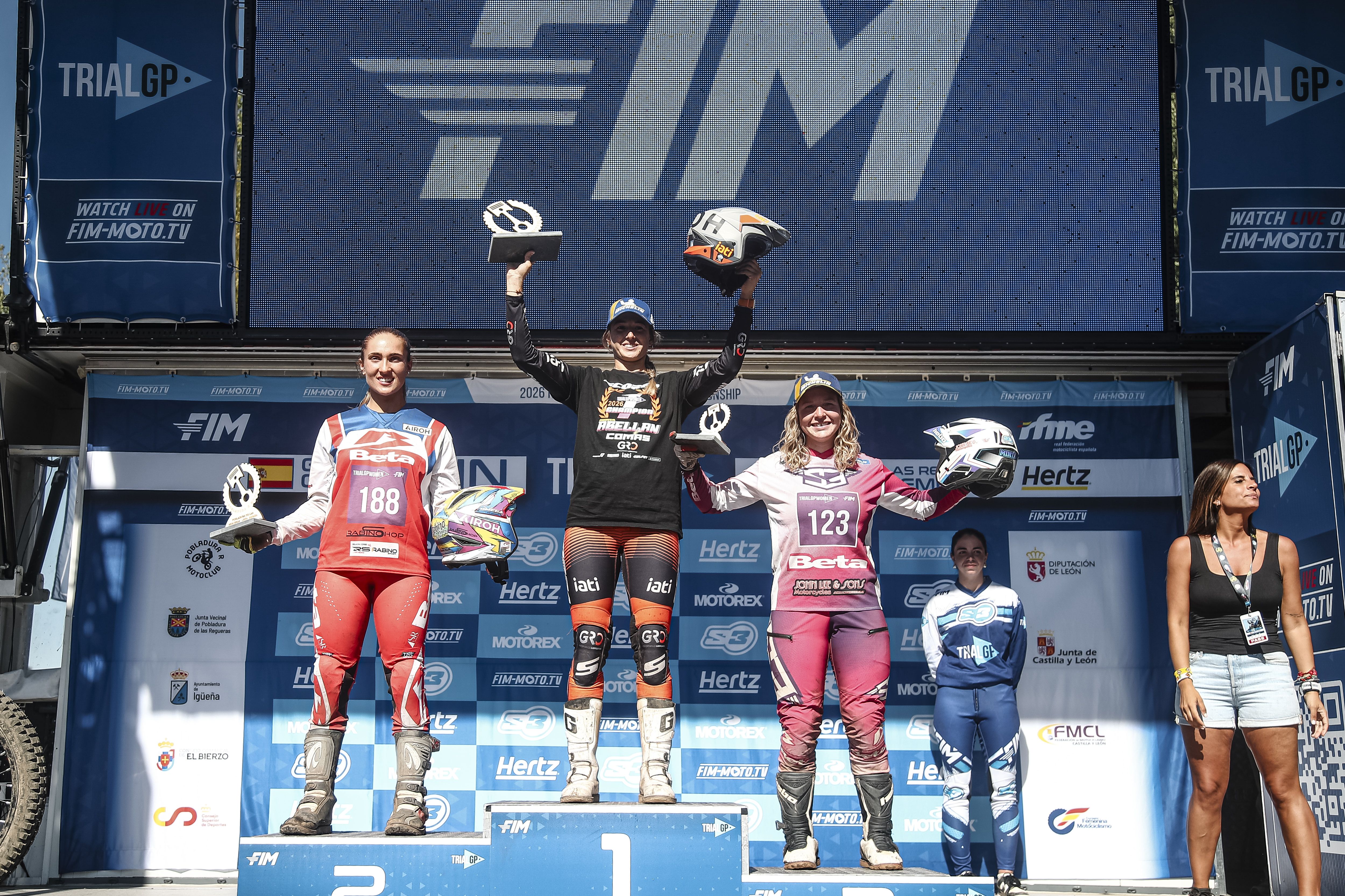 Fotos ¡Campeonas del Mundo! Berta Abellán en TrialGP Woman y Abril Montserrat en Trial2 Women  