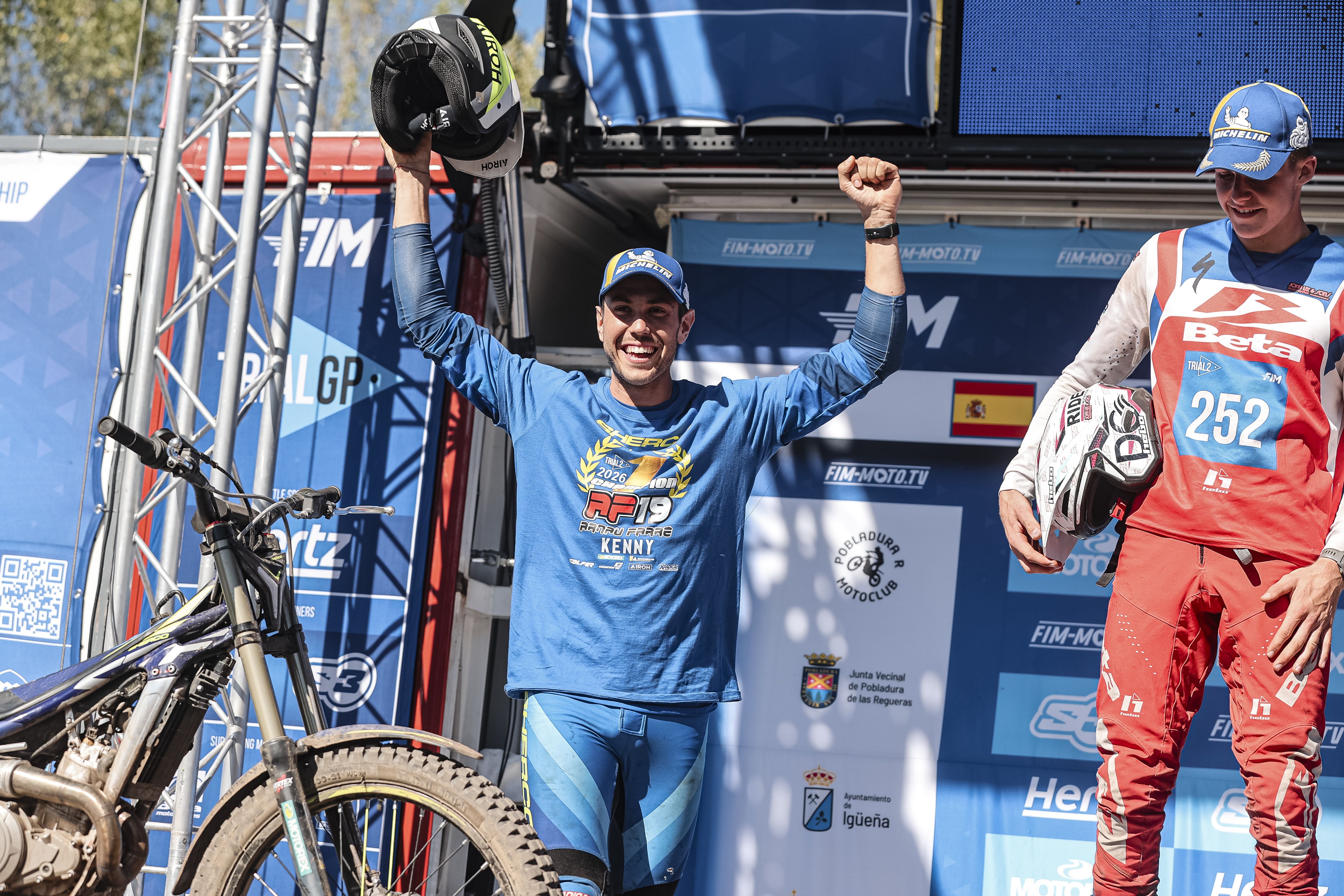 Fotos Arnau Farré (Sherco) Campeón del Mundo Trial2 2026
